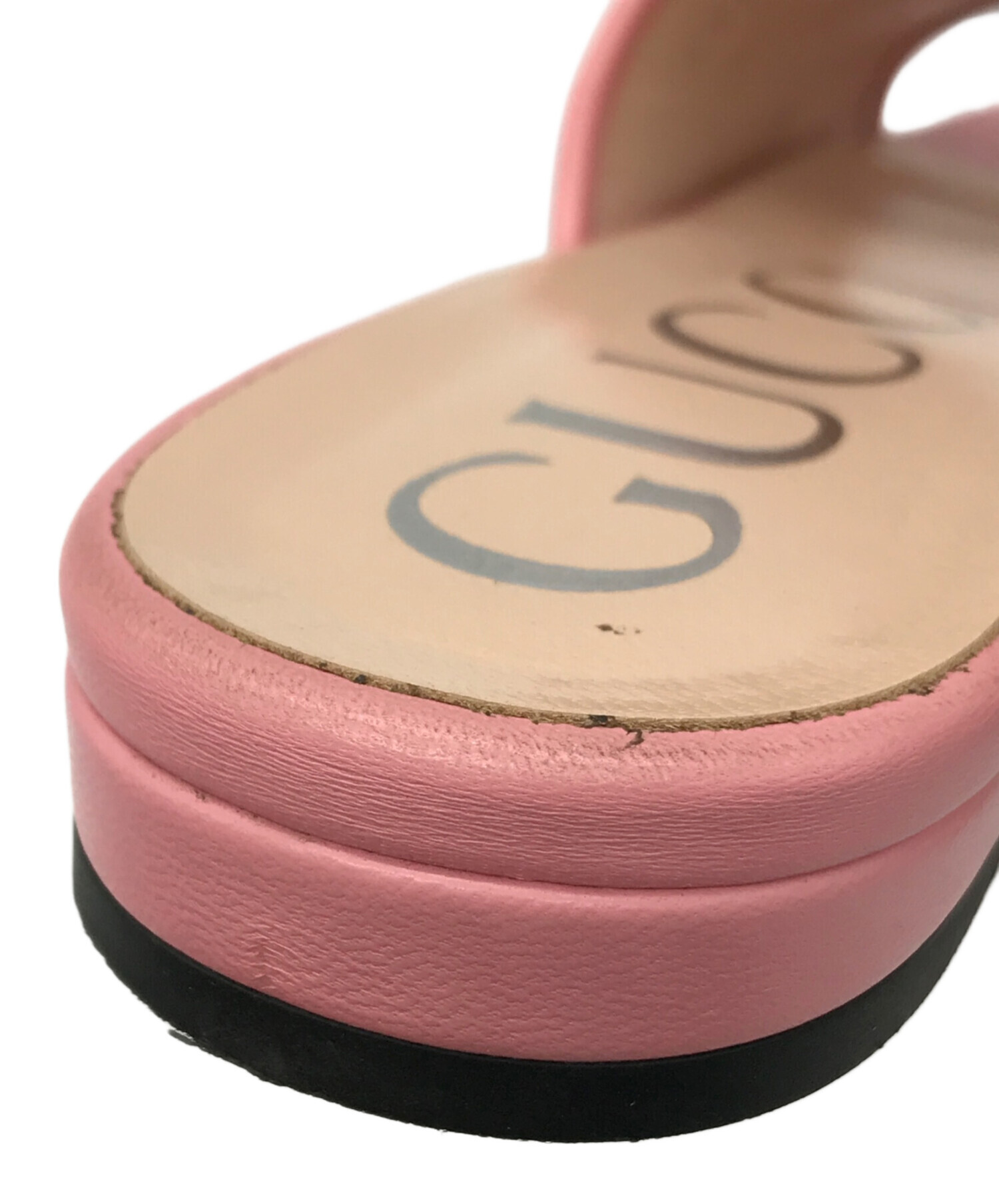 中古・古着通販】GUCCI (グッチ) GGマーモント ミュールサンダル