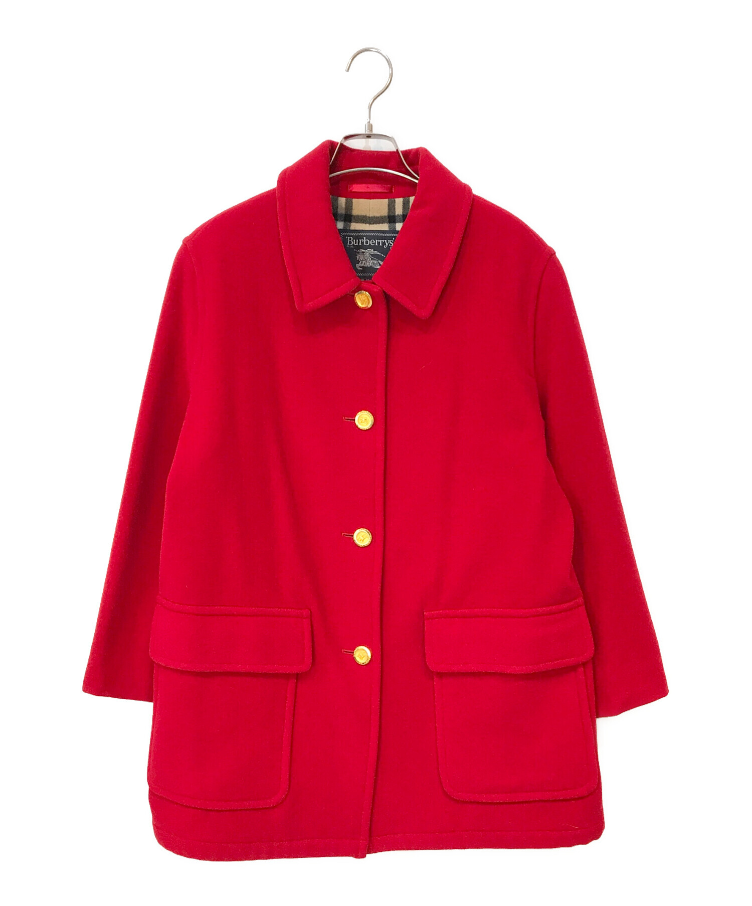 中古・古着通販】Burberry's (バーバリーズ) 金釦カシミヤ混ウール