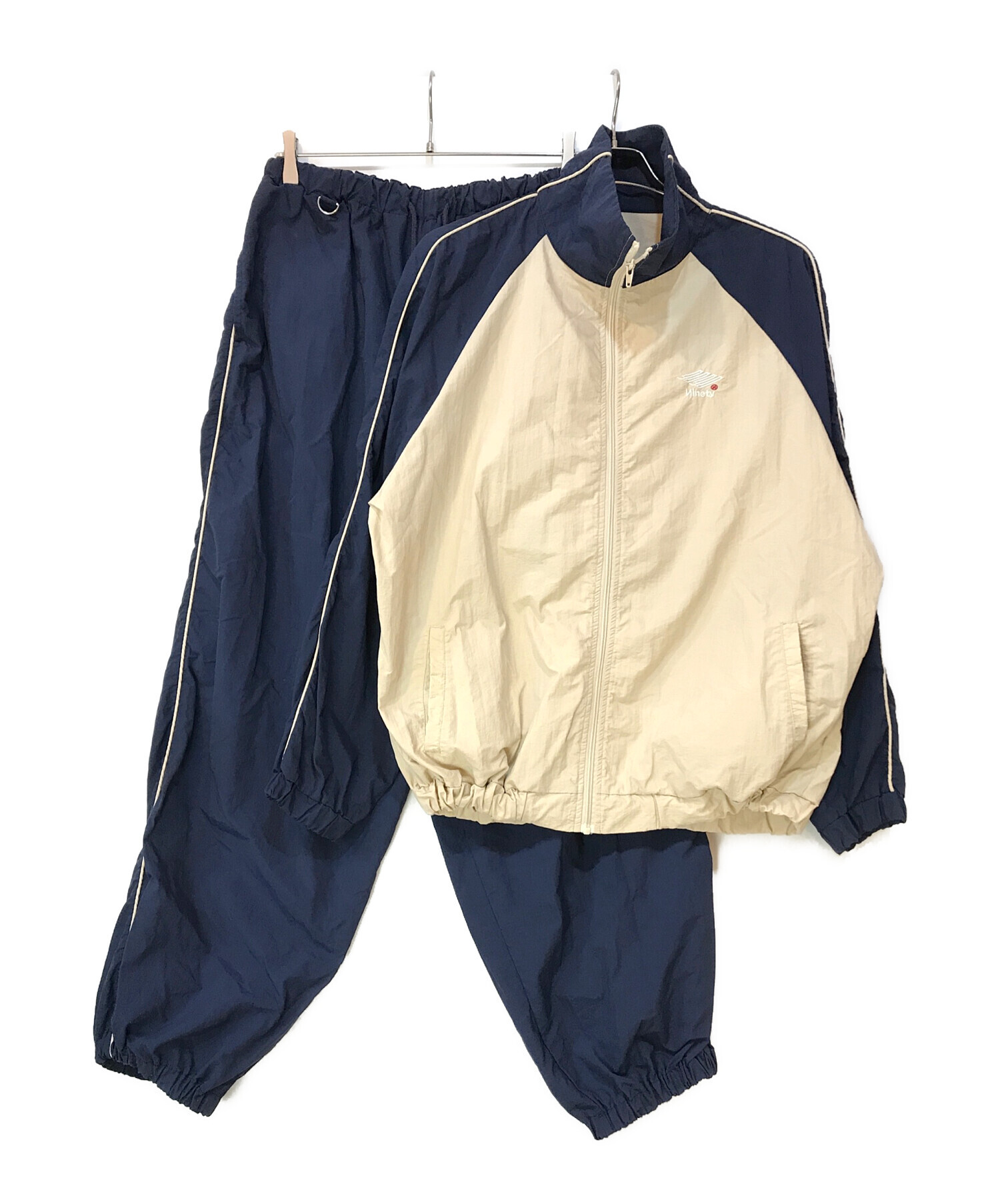 中古・古着通販】9090 (9090) Ninety ナイロンセットアップ ネイビー