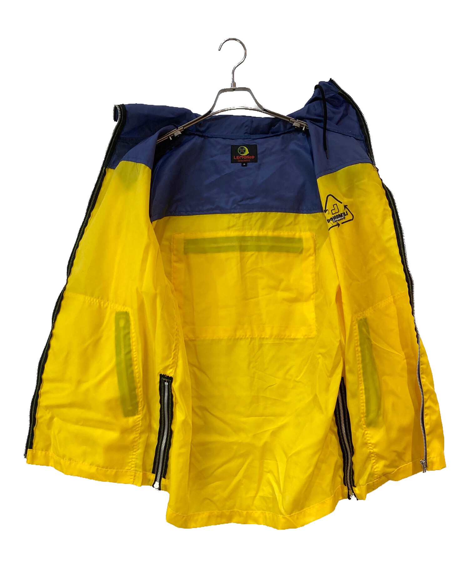 中古・古着通販】LEMONED (レモネード) ラインパーカー イエロー