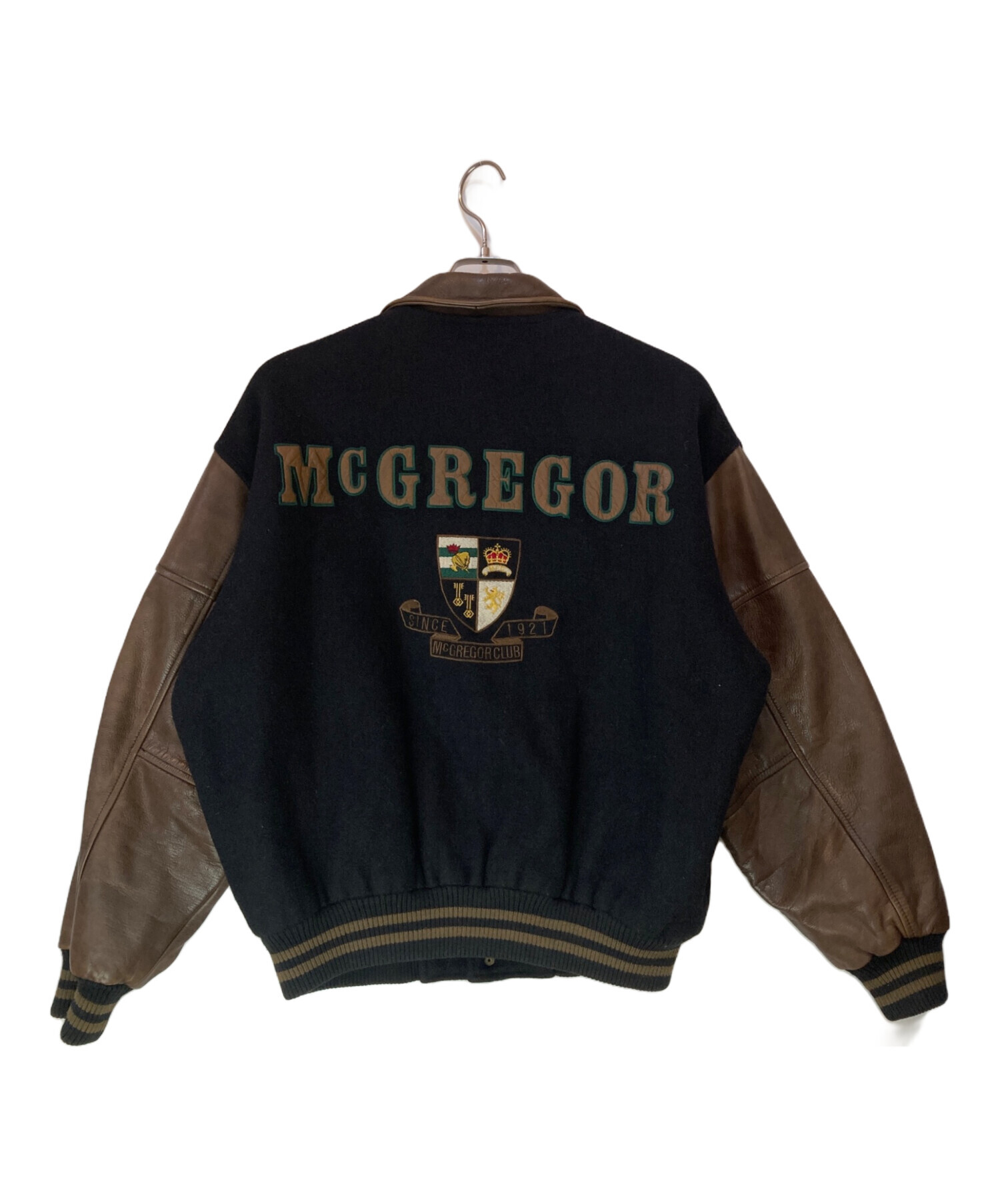 中古・古着通販】McGREGOR (マクレガー) スタジャン ブラウン×ブラック