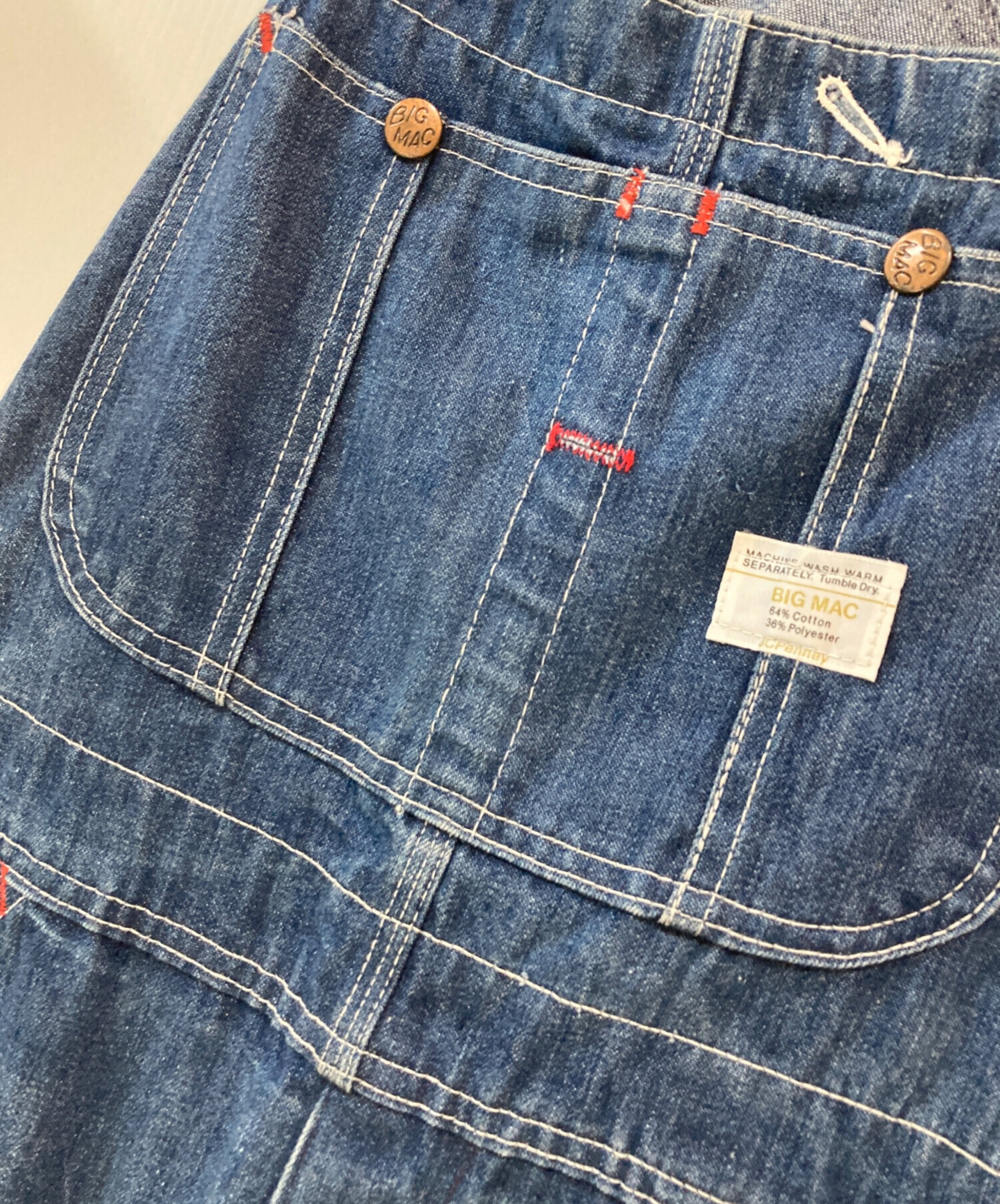 中古・古着通販】big mac (ビッグマック) 70s デニムオーバーオール