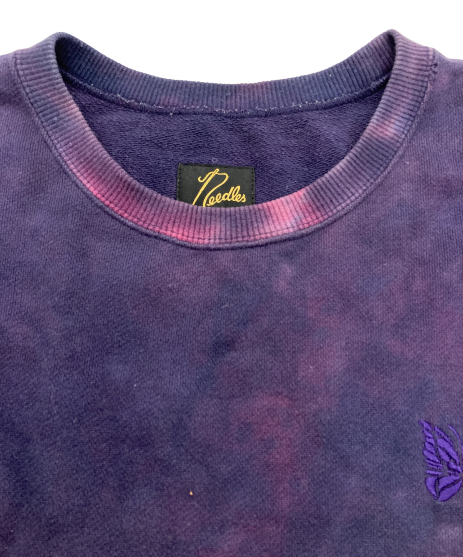 中古・古着通販】Needles (ニードルズ) タイダイスウェット パープル