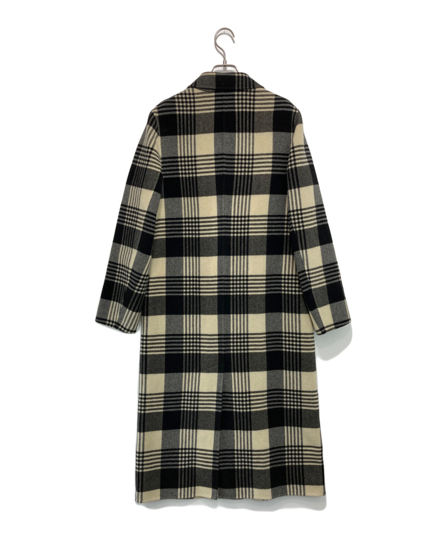 中古・古着通販】RALPH LAUREN (ラルフローレン) チェックウールコート