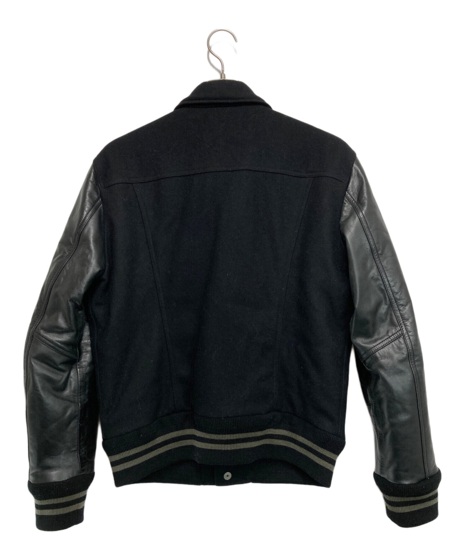 中古・古着通販】LEVI'S (リーバイス) レザー切替スタジャン ブラック