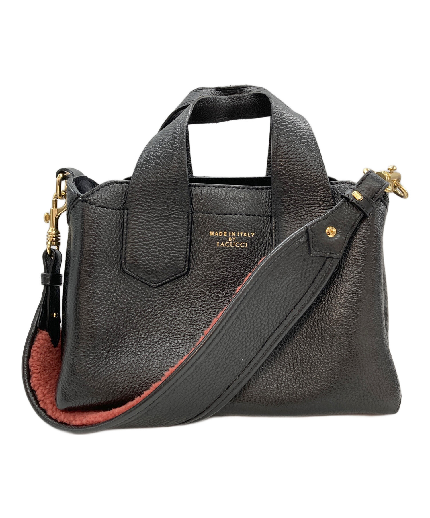 中古・古着通販】IACUCCI (イアクッチ) 2WAYバッグ ブラック｜ブランド