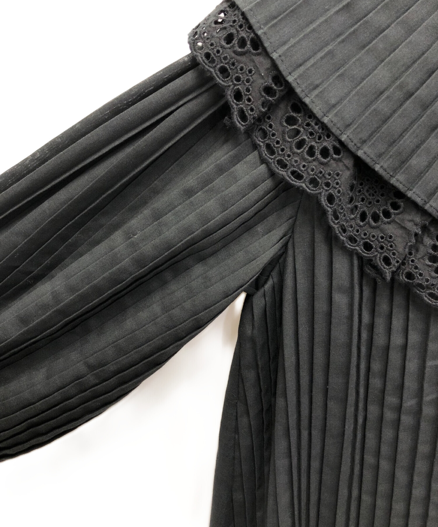 中古・古着通販】rosy monster (ロージーモンスター) プリーツブラウス