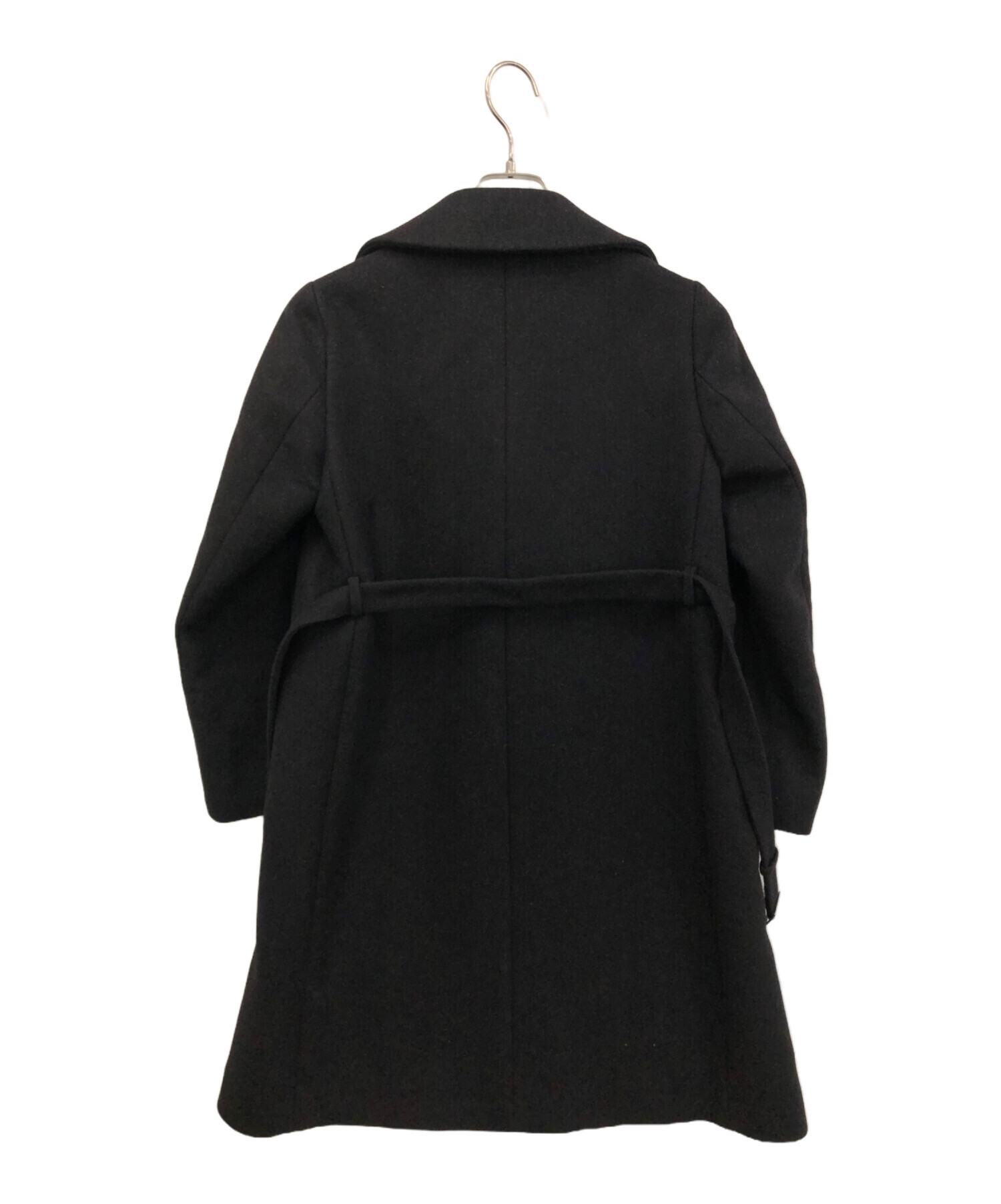 中古・古着通販】DRAWER (ドゥロワー) コート ブラック サイズ:36