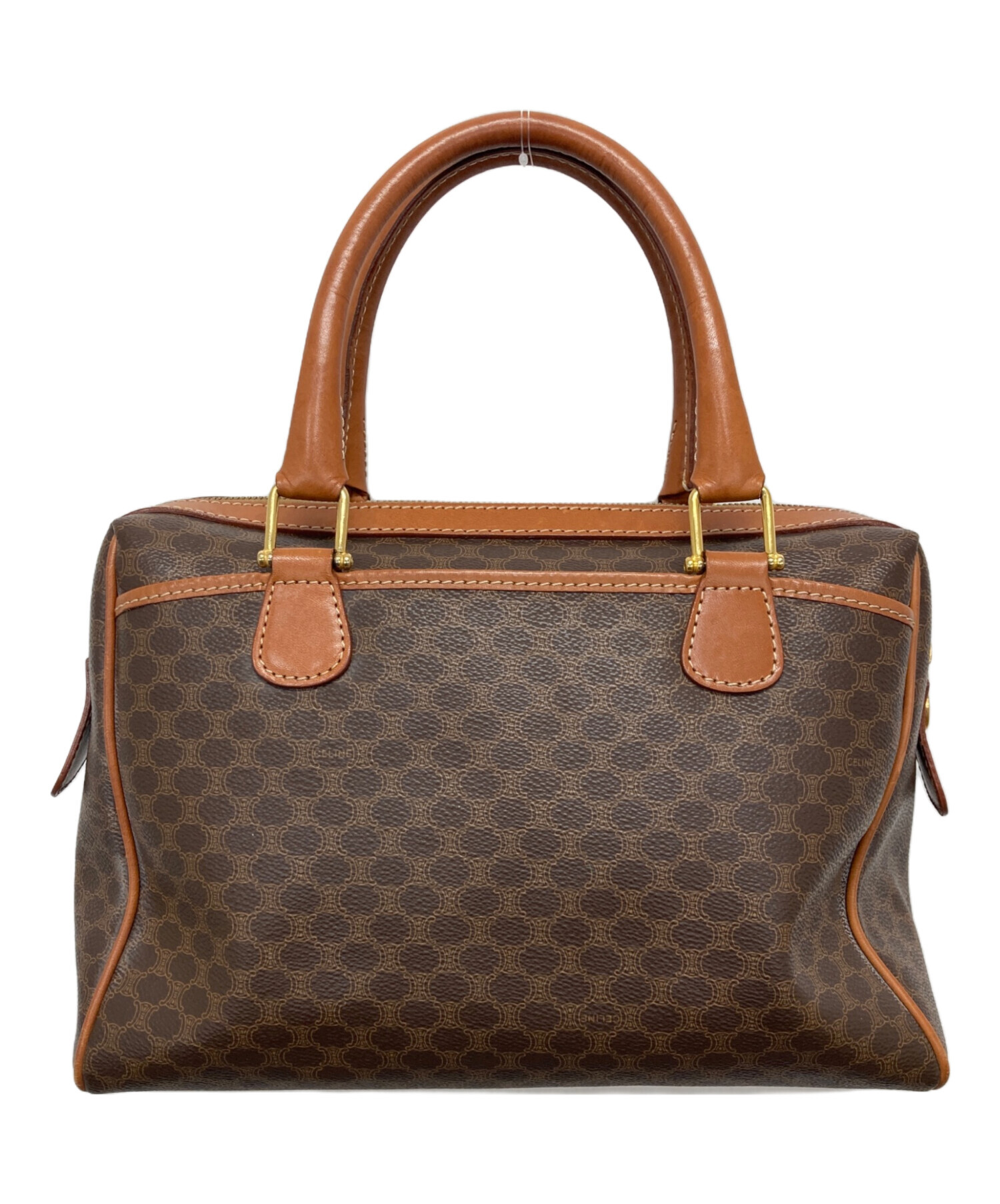 中古・古着通販】CELINE (セリーヌ) マカダム柄ミニボストンバッグ