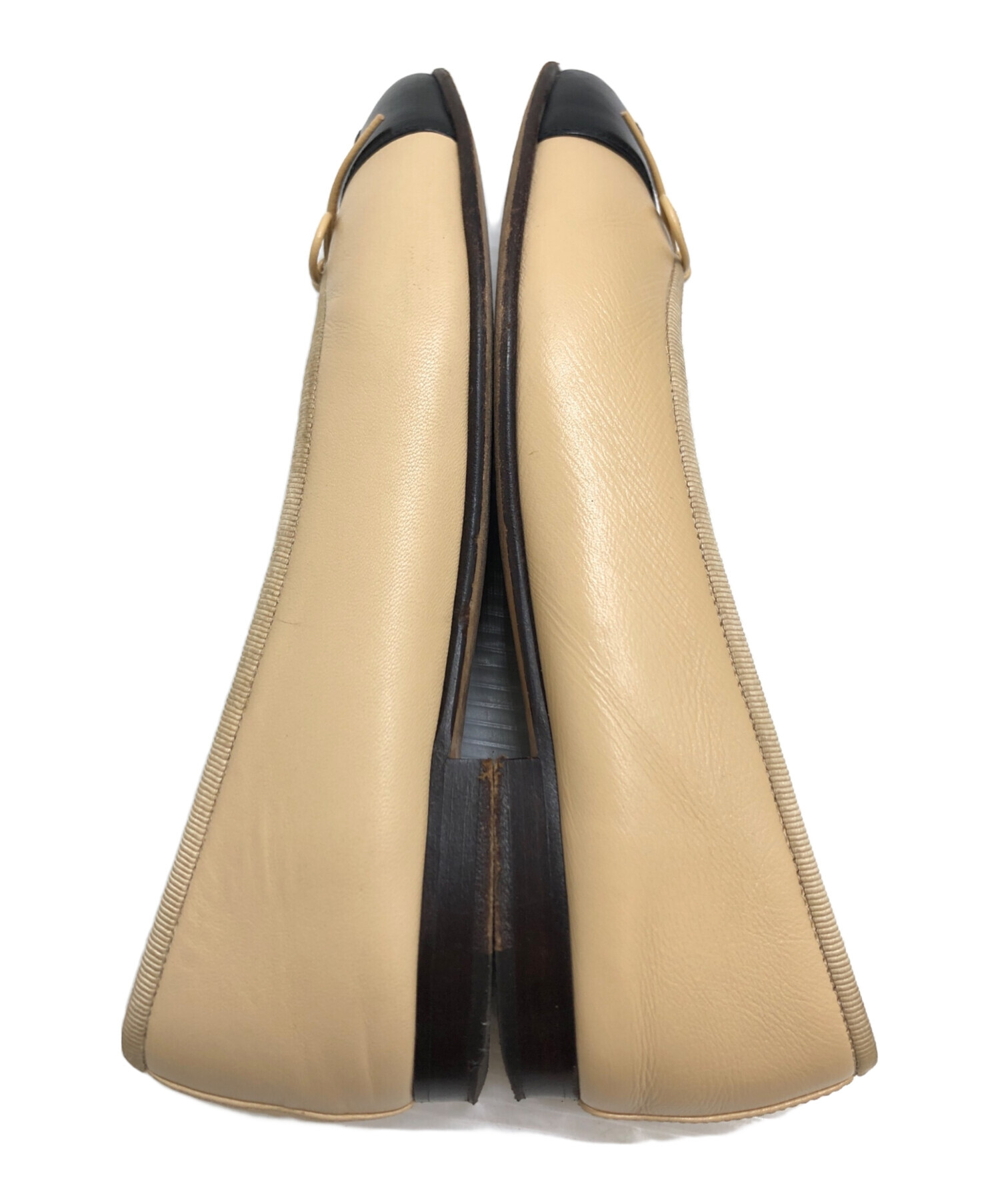 中古・古着通販】CHANEL (シャネル) バレエシューズ ベージュ サイズ