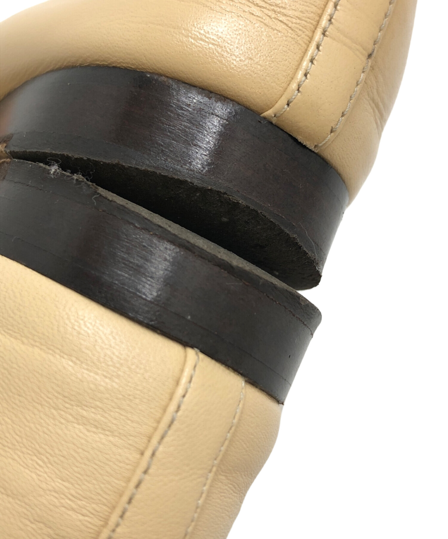 中古・古着通販】CHANEL (シャネル) バレエシューズ ベージュ サイズ