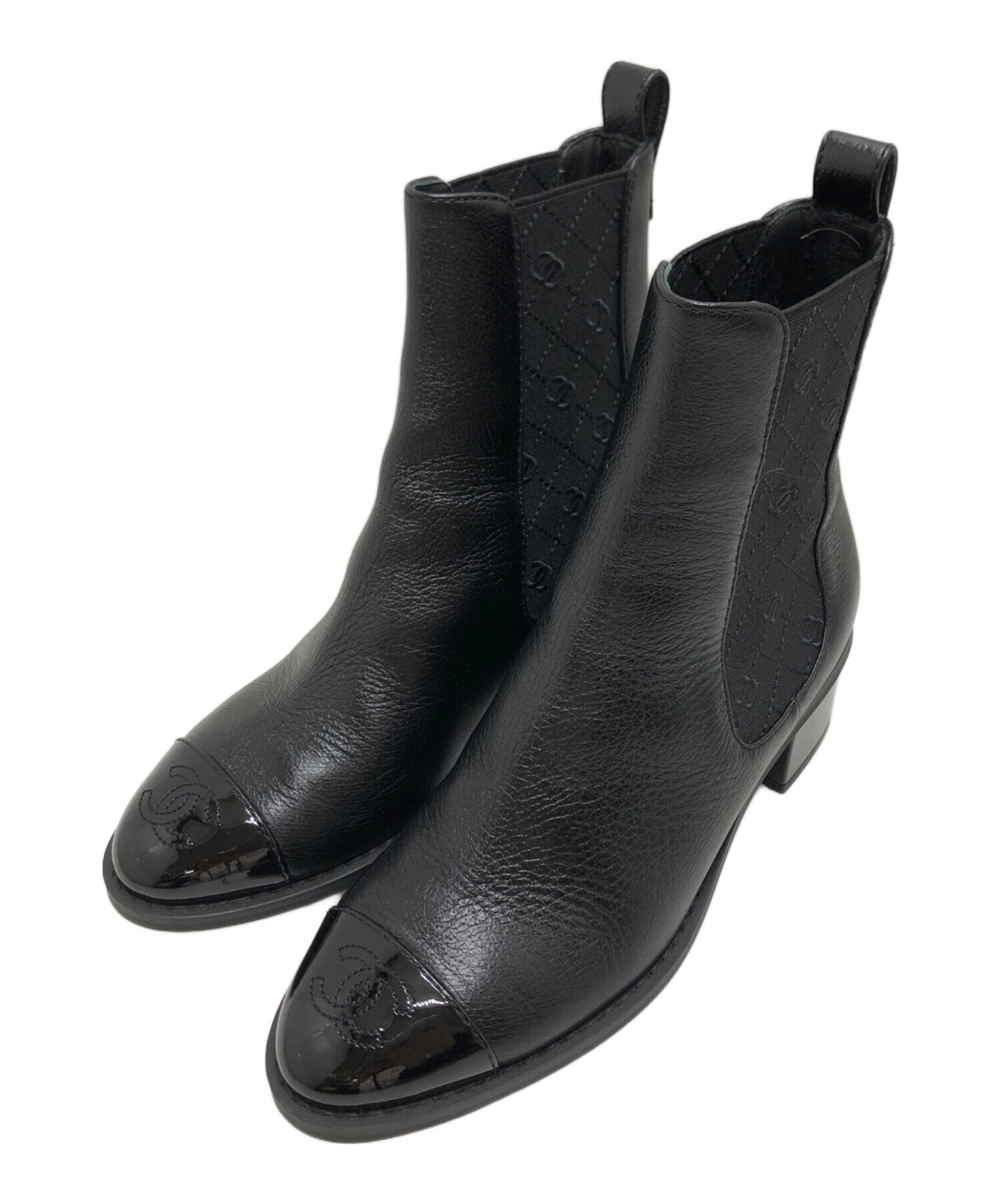 中古・古着通販】CHANEL (シャネル) ココマークサイドゴアショート