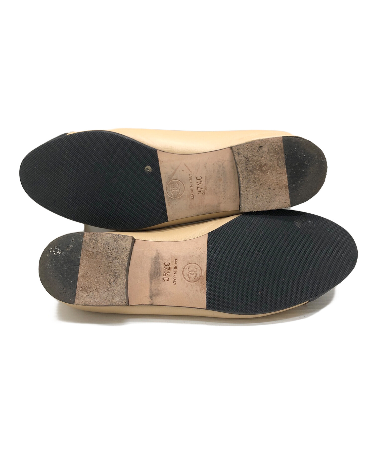 中古・古着通販】CHANEL (シャネル) バイカラー バレエシューズ