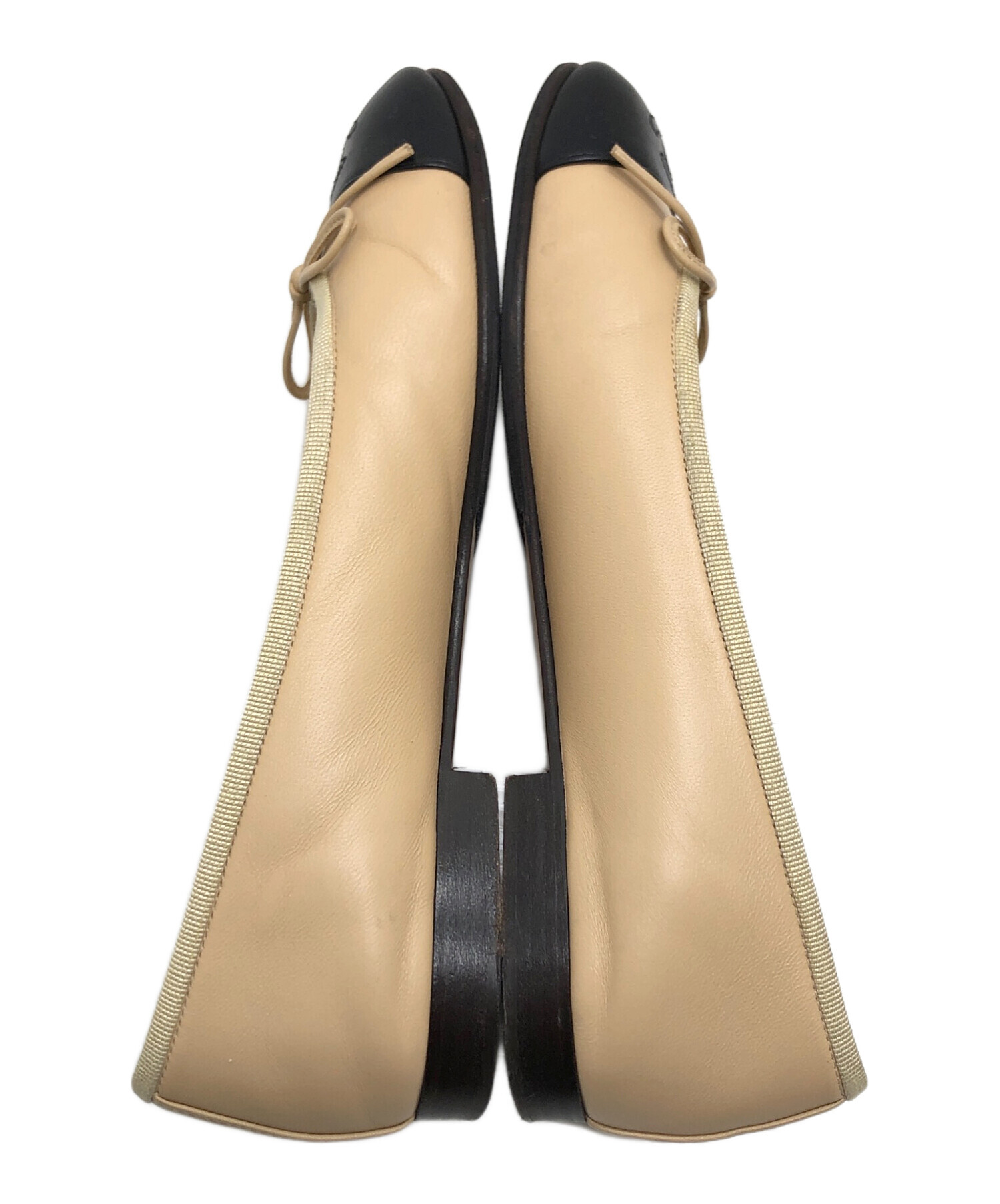 中古・古着通販】CHANEL (シャネル) バイカラー バレエシューズ