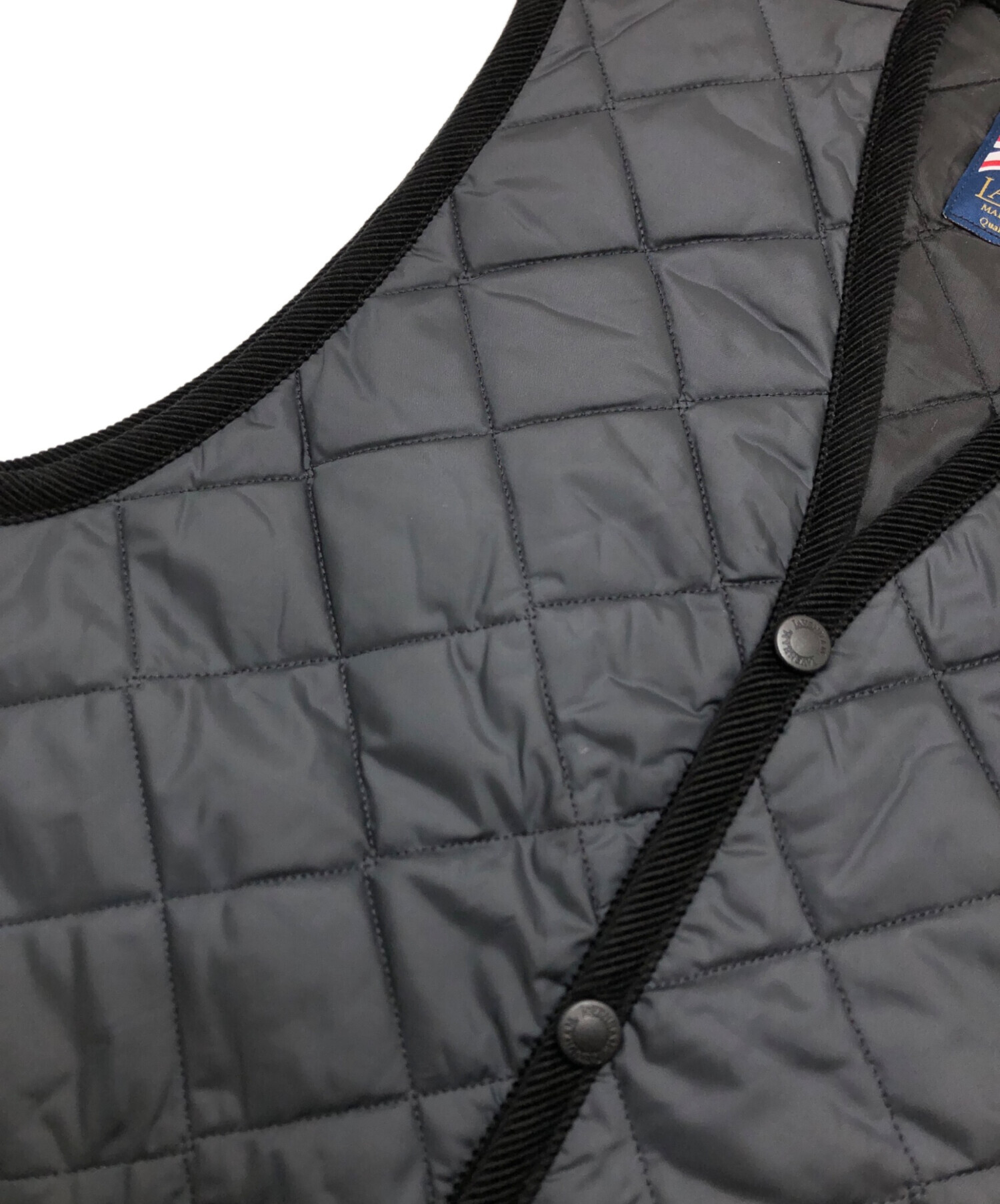 中古・古着通販】LAVENHAM (ラベンハム) キルティングベスト グレー