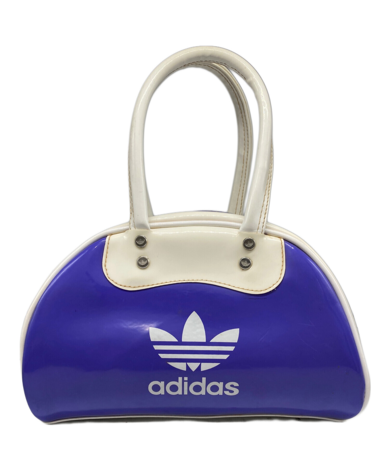 中古・古着通販】adidas (アディダス) エナメルミニボストンバッグ