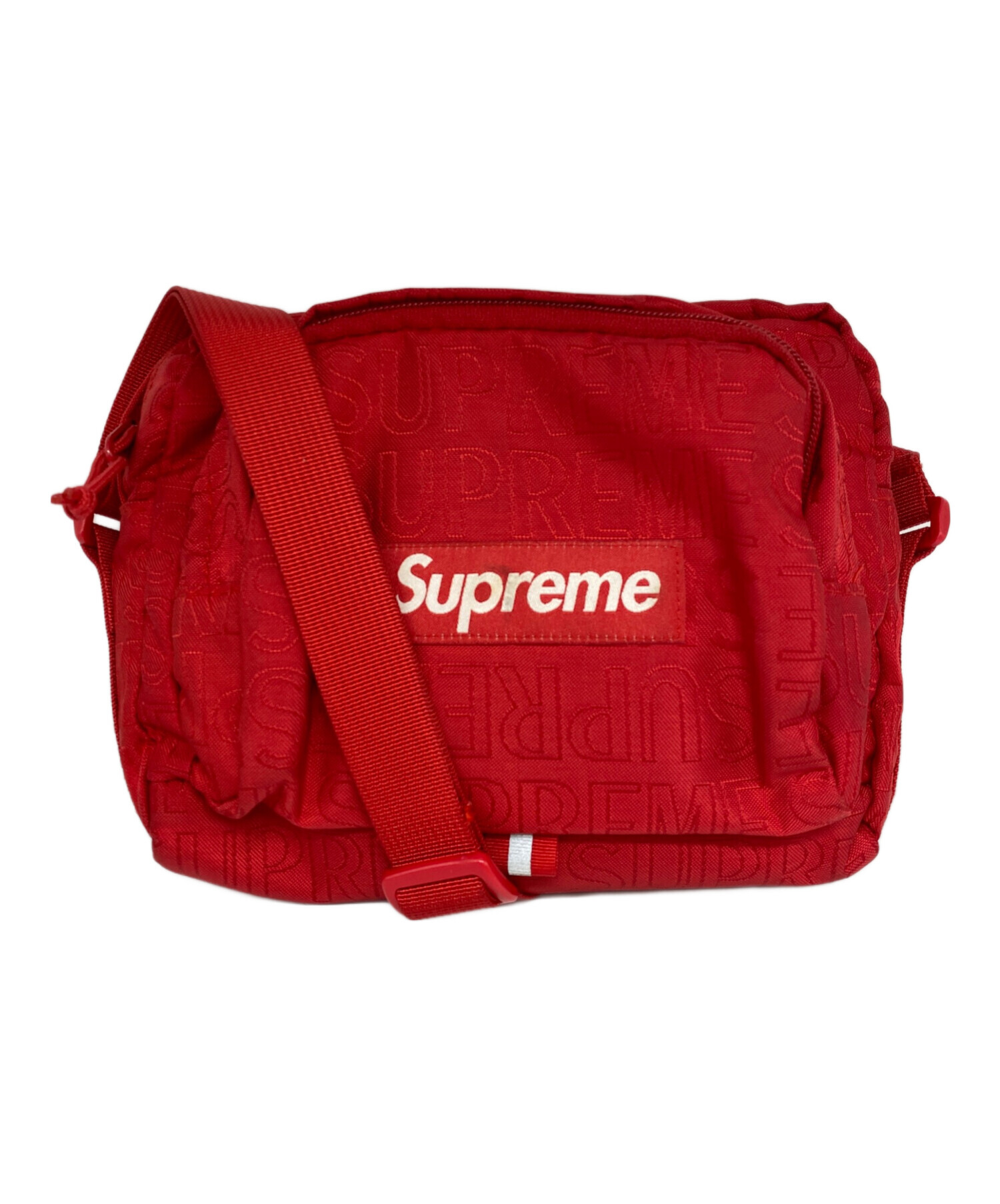 中古・古着通販】SUPREME (シュプリーム) ショルダーバッグ レッド