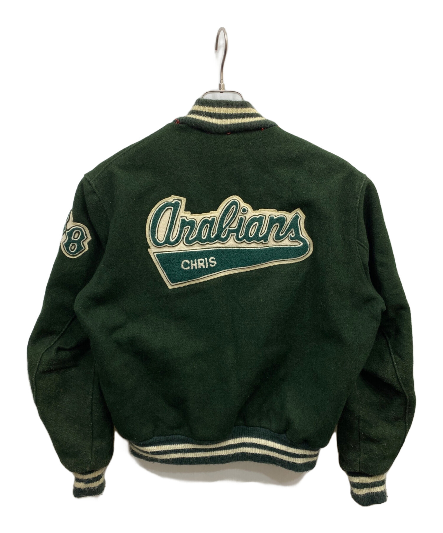 中古・古着通販】DeLong (デロング) スタジャン グリーン サイズ:38