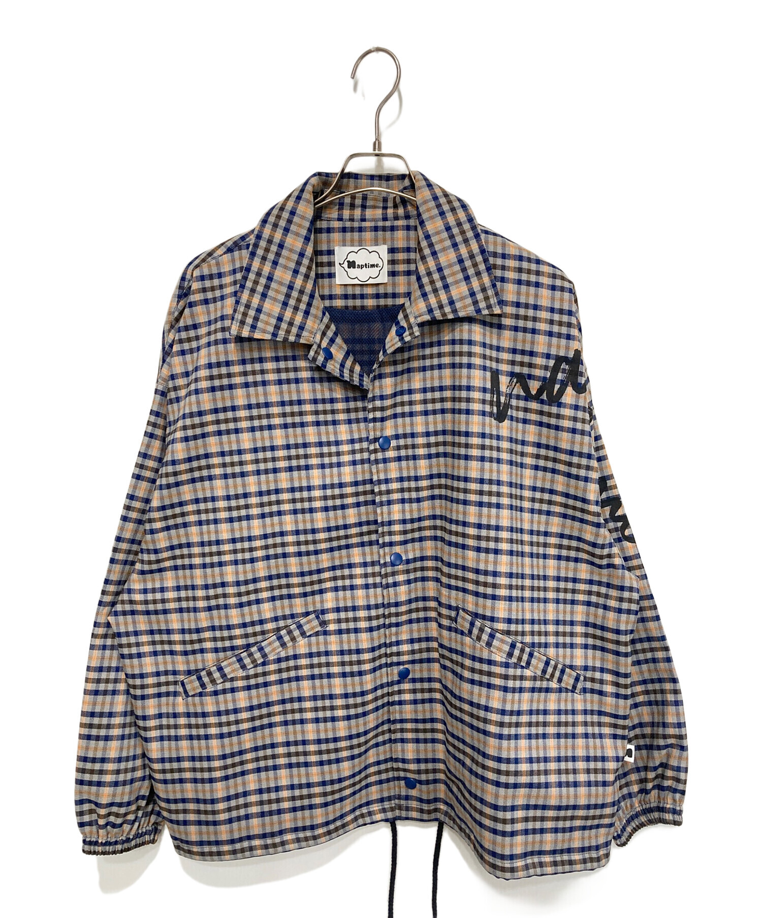 中古・古着通販】Naptime. (ナップタイム) チェックコーチジャケット