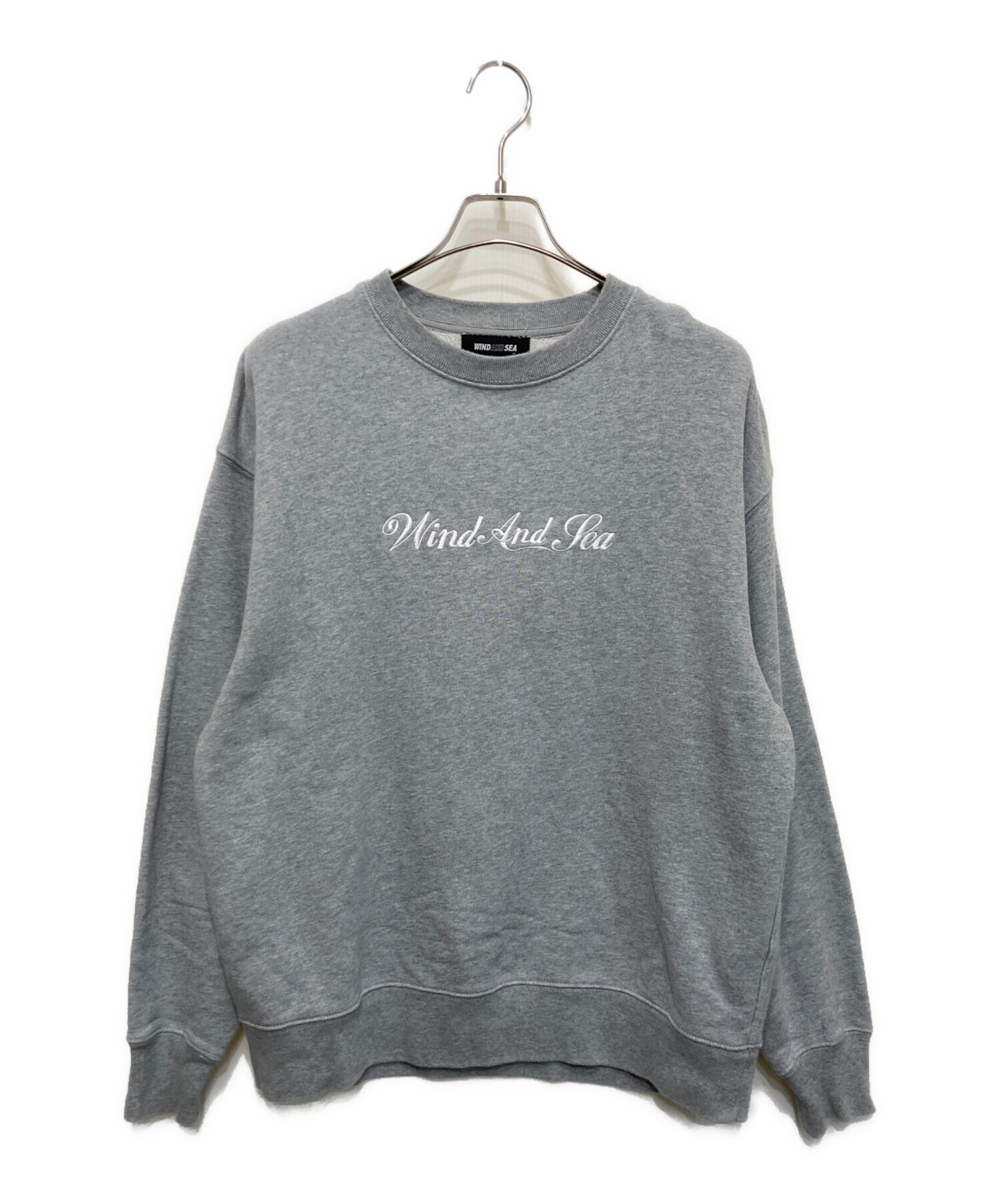 中古・古着通販】WIND AND SEA (ウィンダンシー) ロゴ刺繍スウェット