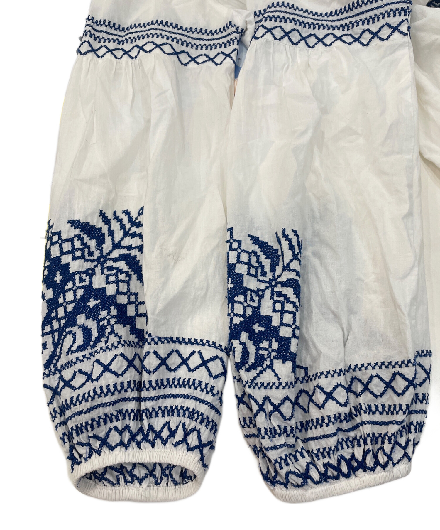 中古・古着通販】sara mallika (サラマリカ) 刺繍ブラウス ホワイト