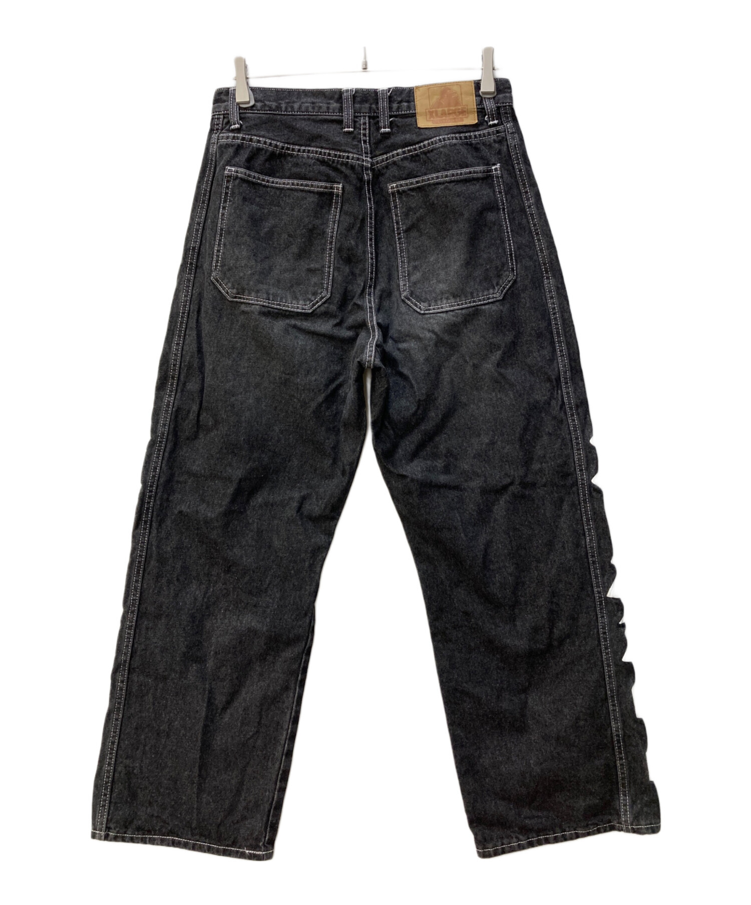 中古・古着通販】X-LARGE (エクストララージ) デニムパンツ ブラック