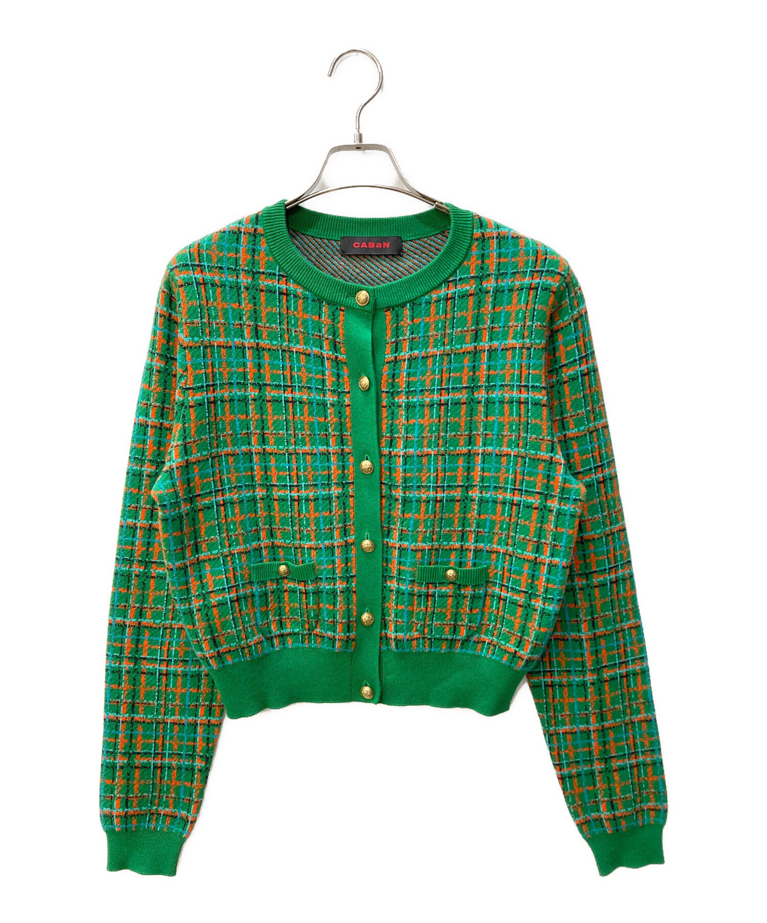 中古・古着通販】CABAN (キャバン) コットンカシミヤチェックジャ