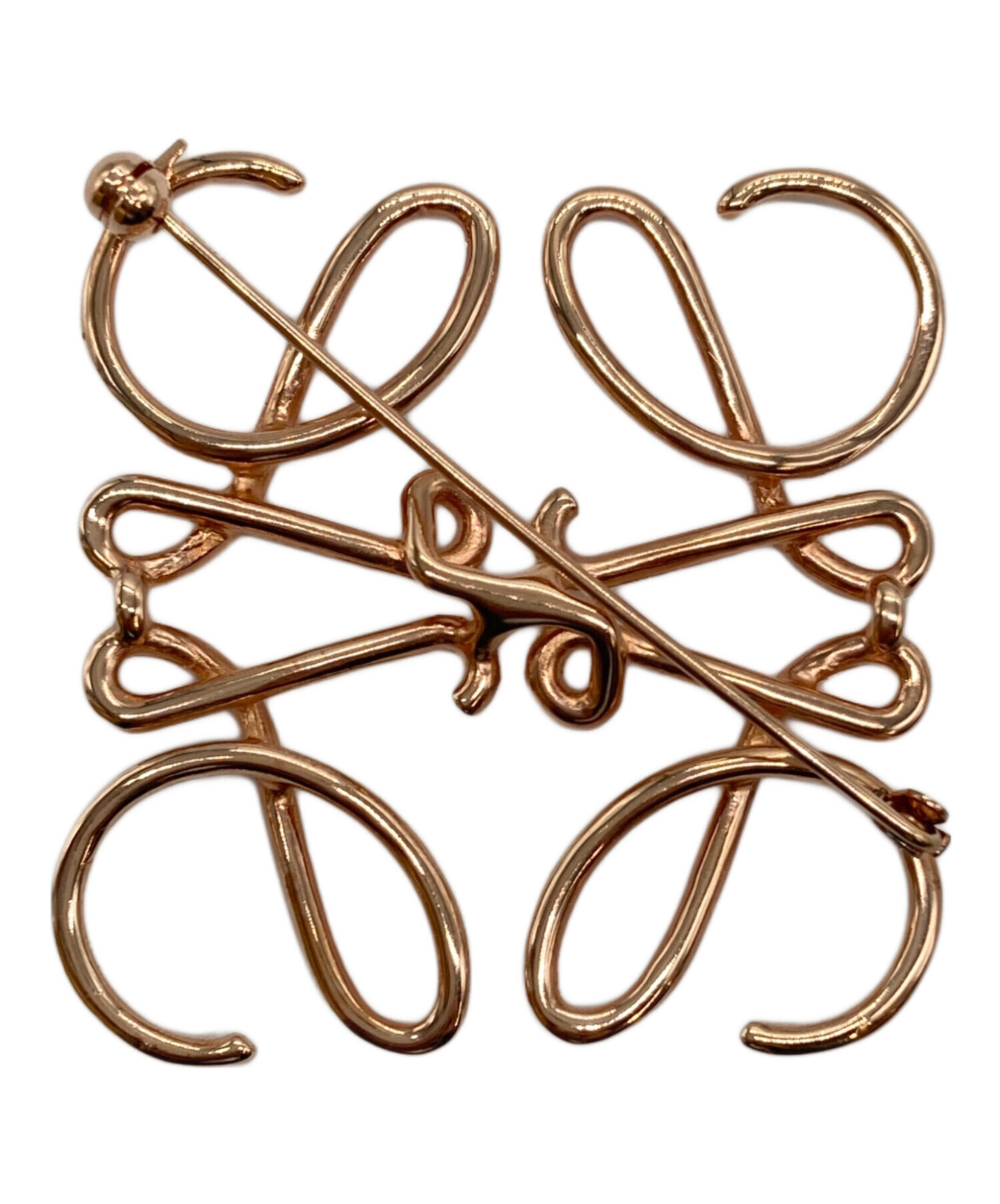 中古・古着通販】LOEWE (ロエベ) ロゴ ブローチ｜ブランド・古着通販