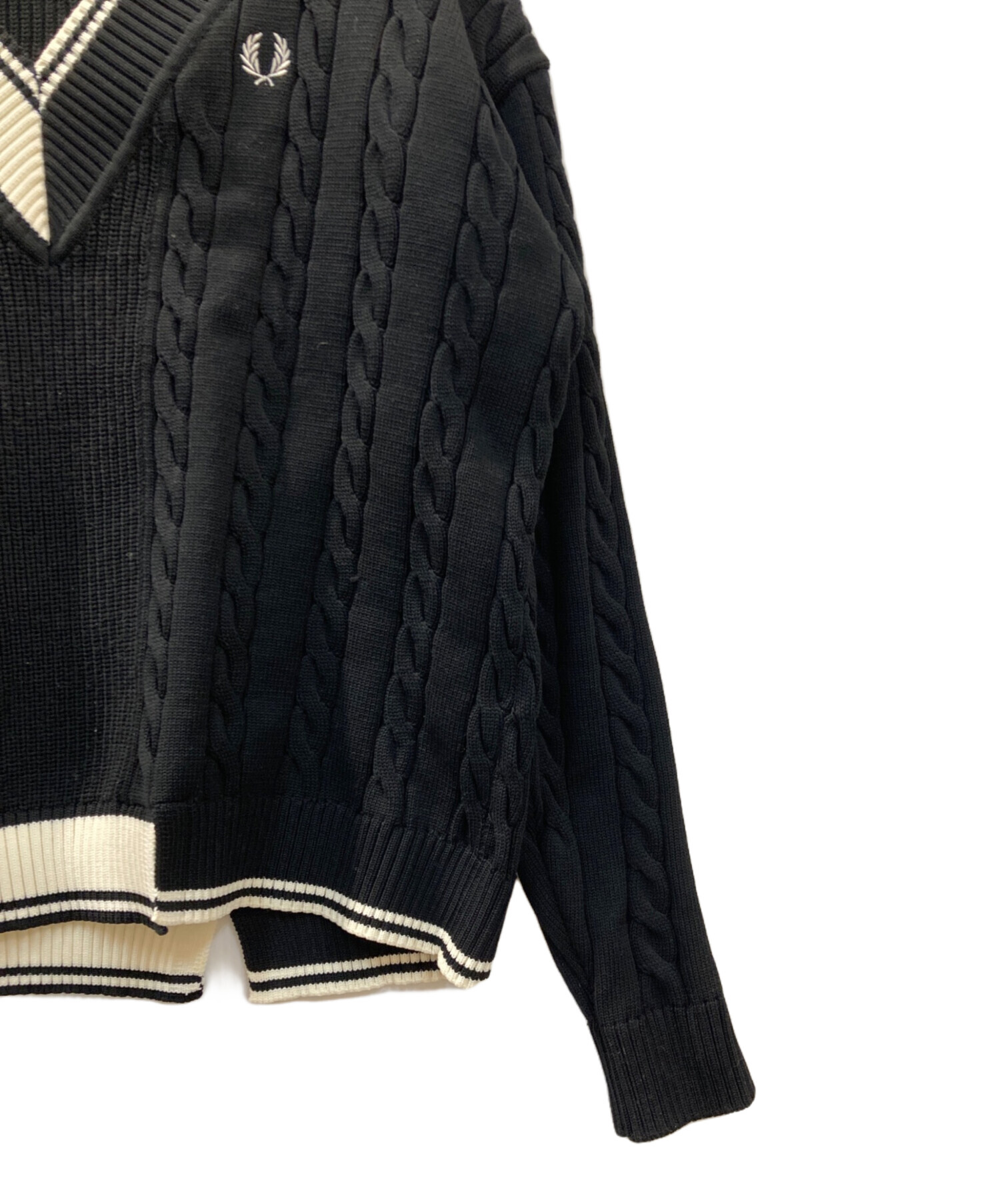 中古・古着通販】FRED PERRY (フレッドペリー) Cable Knit Panel