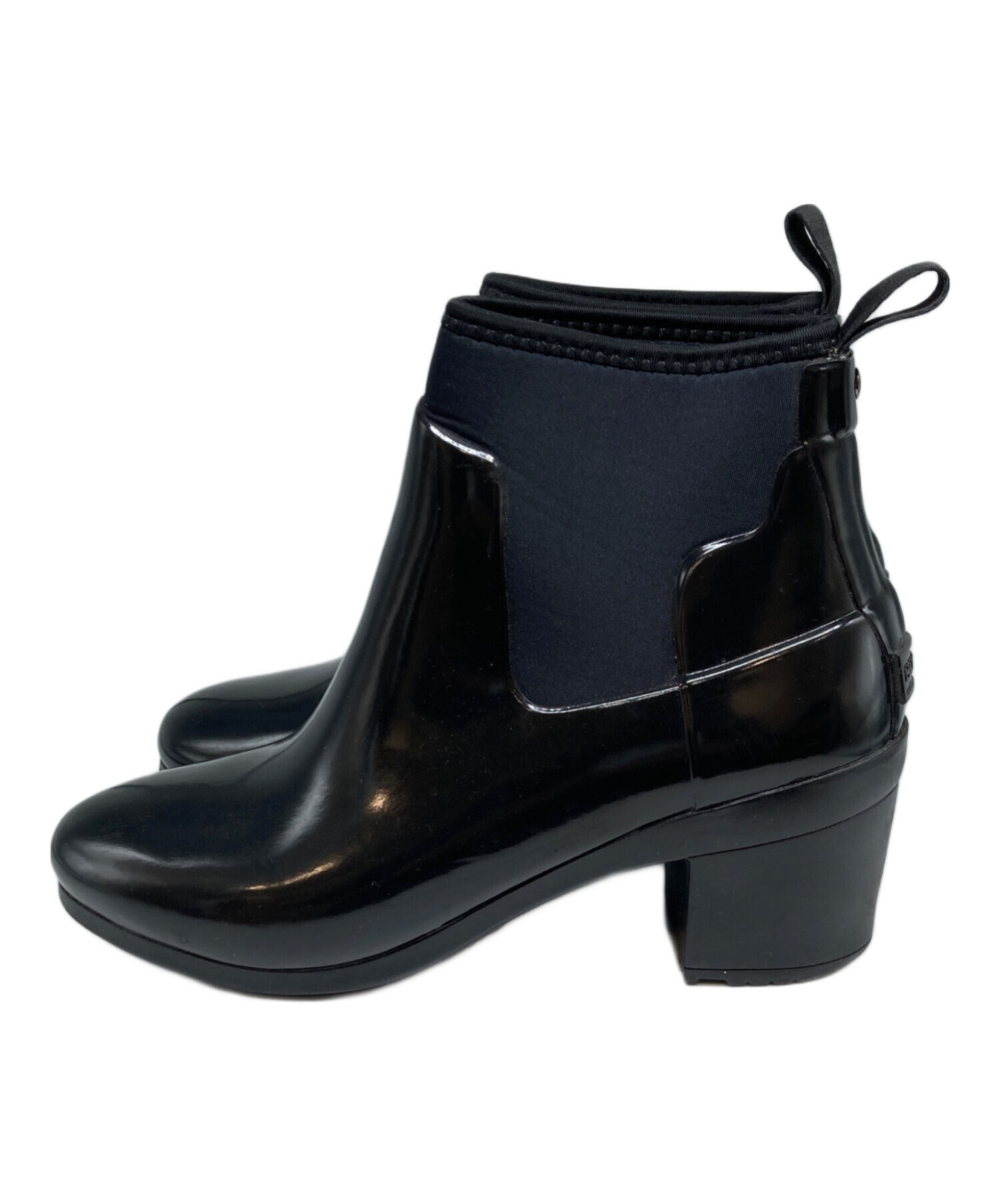 中古・古着通販】HUNTER (ハンター) REFINED MID Heel Gloss ブラック