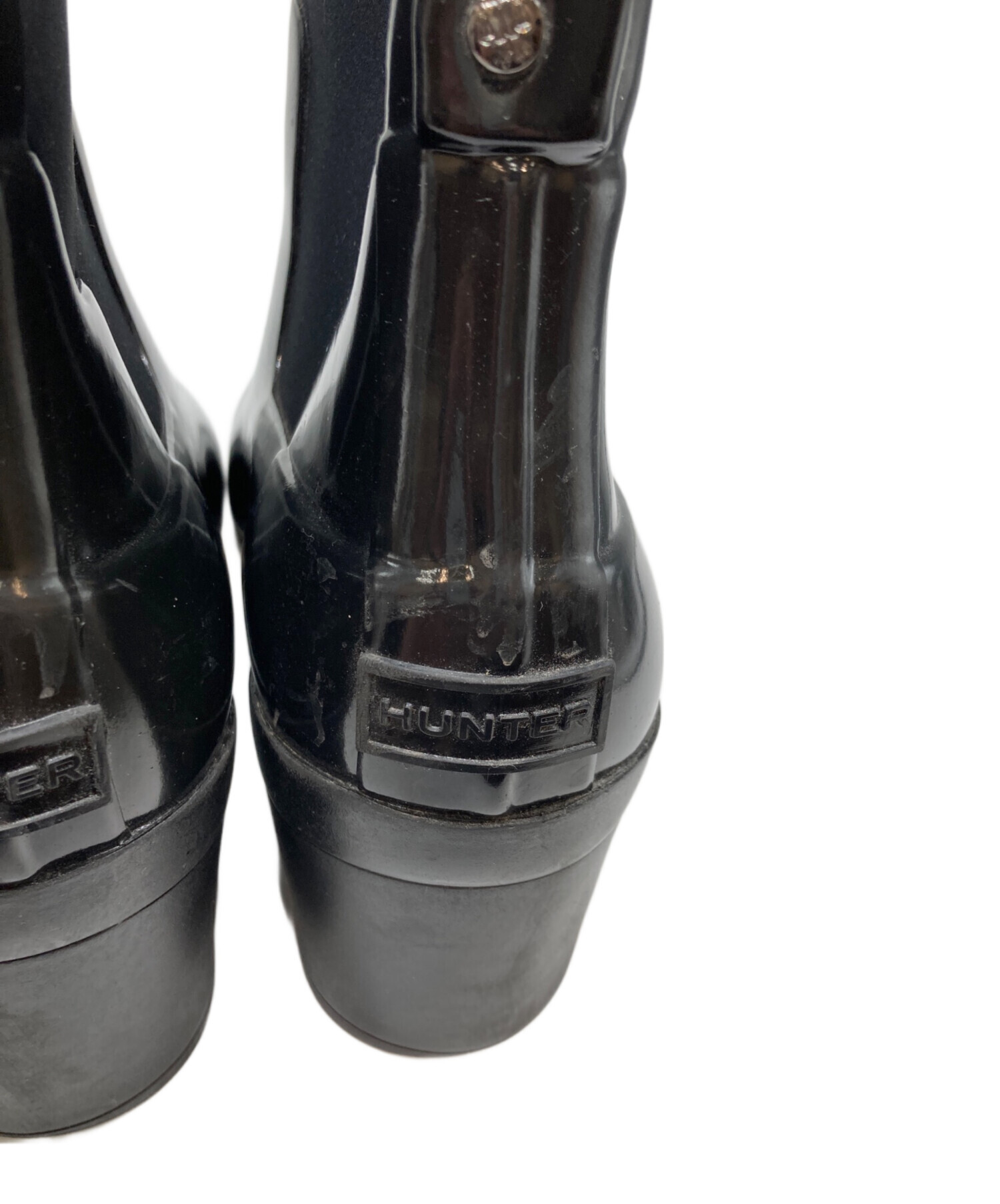 中古・古着通販】HUNTER (ハンター) REFINED MID Heel Gloss ブラック