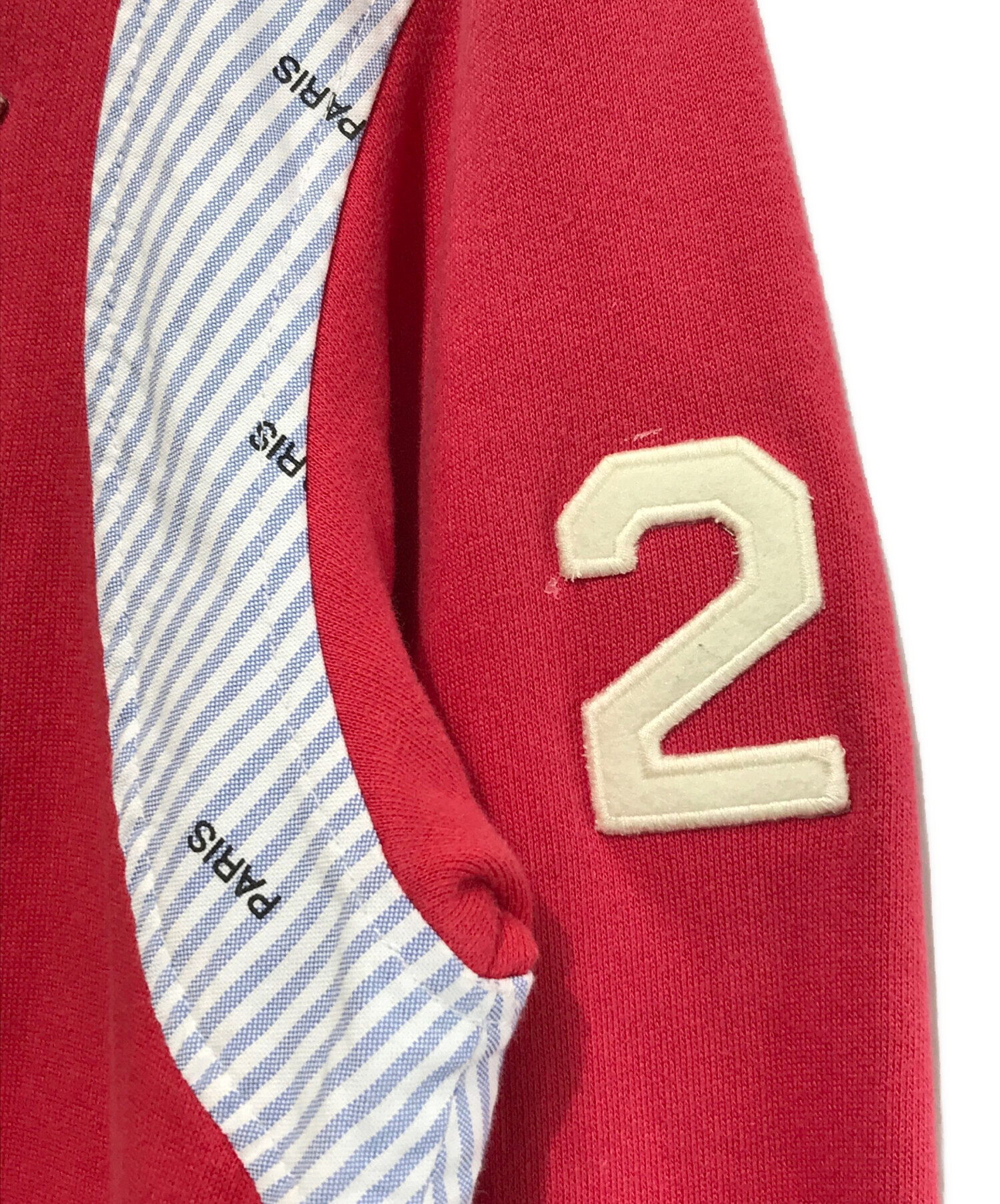 中古・古着通販】MAISON KITSUNE (メゾンキツネ) スタジャン レッド