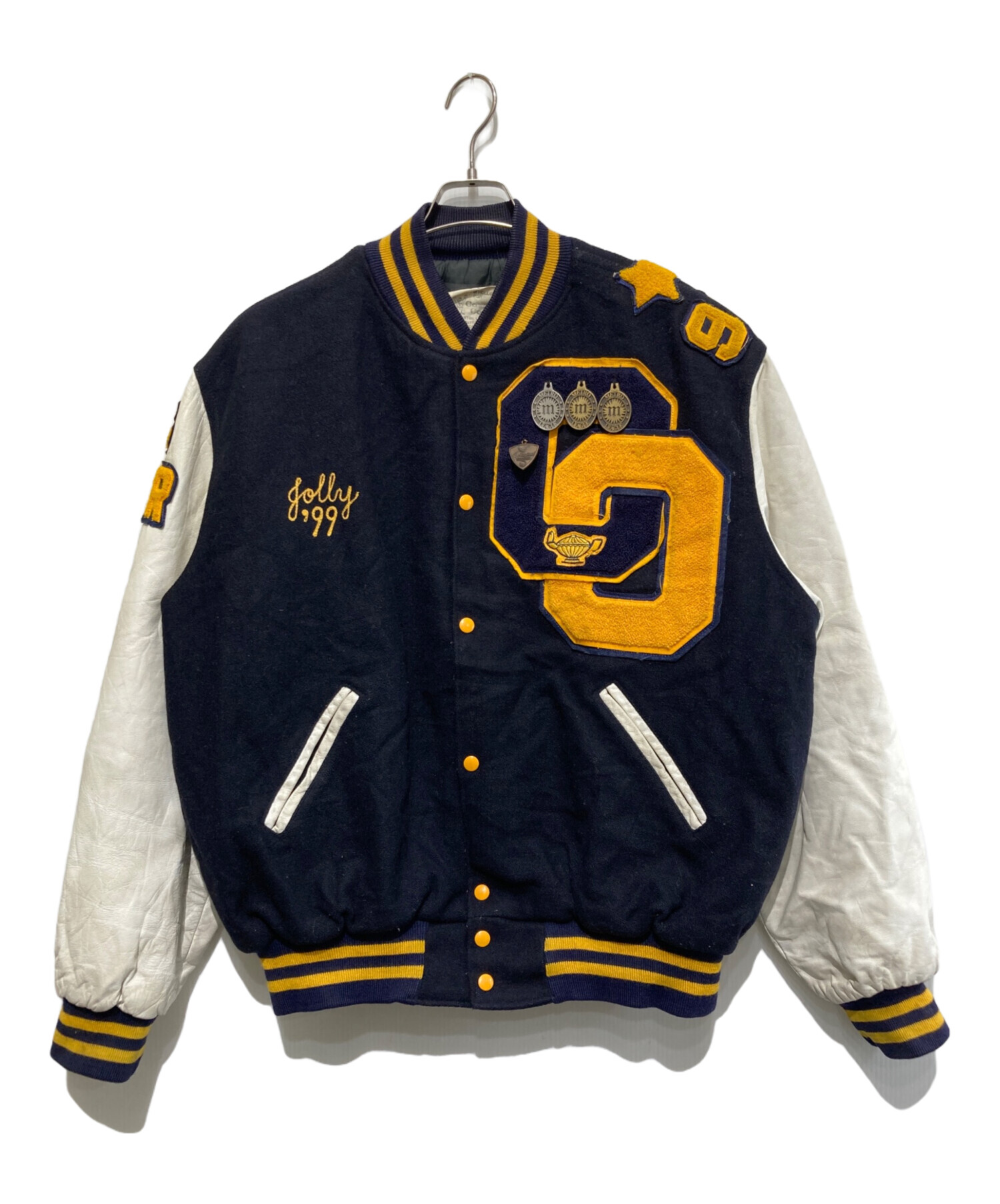 中古・古着通販】Holloway (ホロウェイ) 90'sスタジャン ネイビー