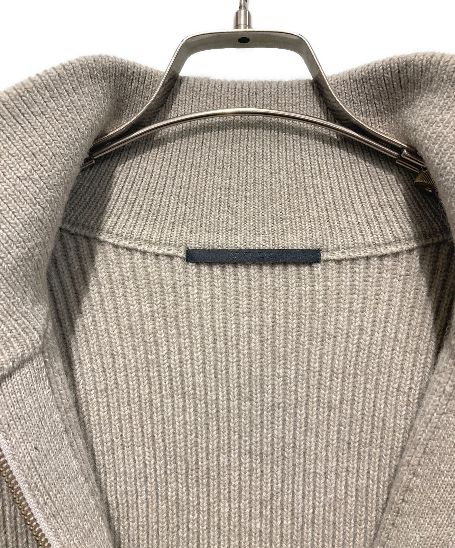 中古・古着通販】AP STUDIO (エーピーストゥディオ) ジップニット