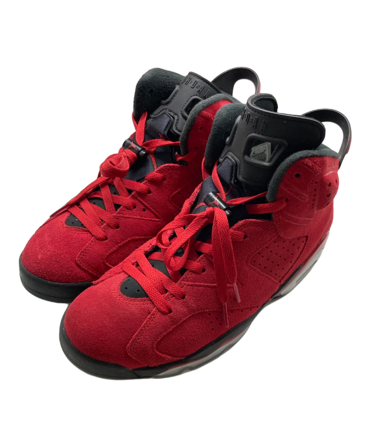 中古・古着通販】NIKE (ナイキ) AIR JORDAN 6 RETRO レッド サイズ:27