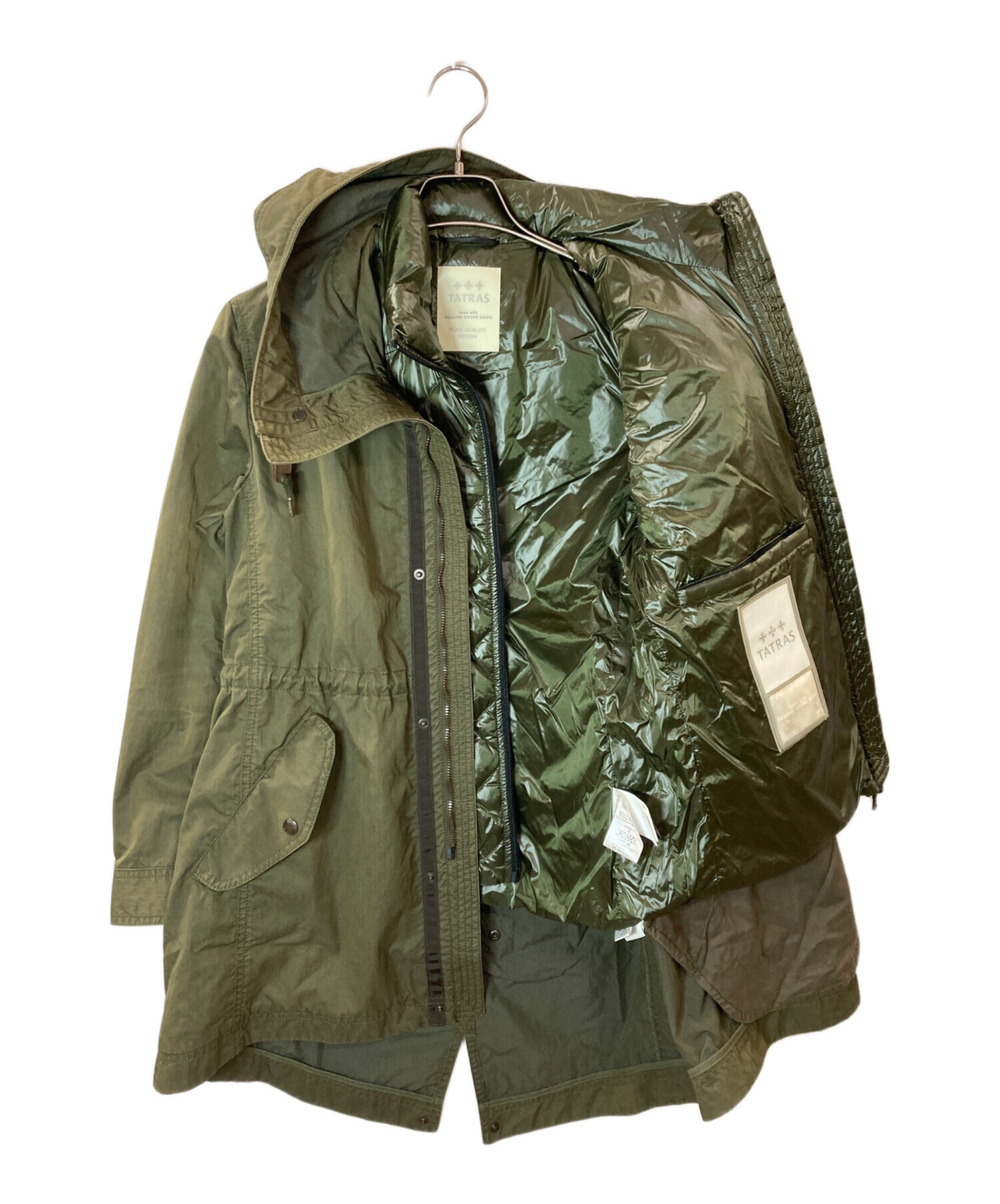 中古・古着通販】TATRAS (タトラス) ダウンライナーモッズコート