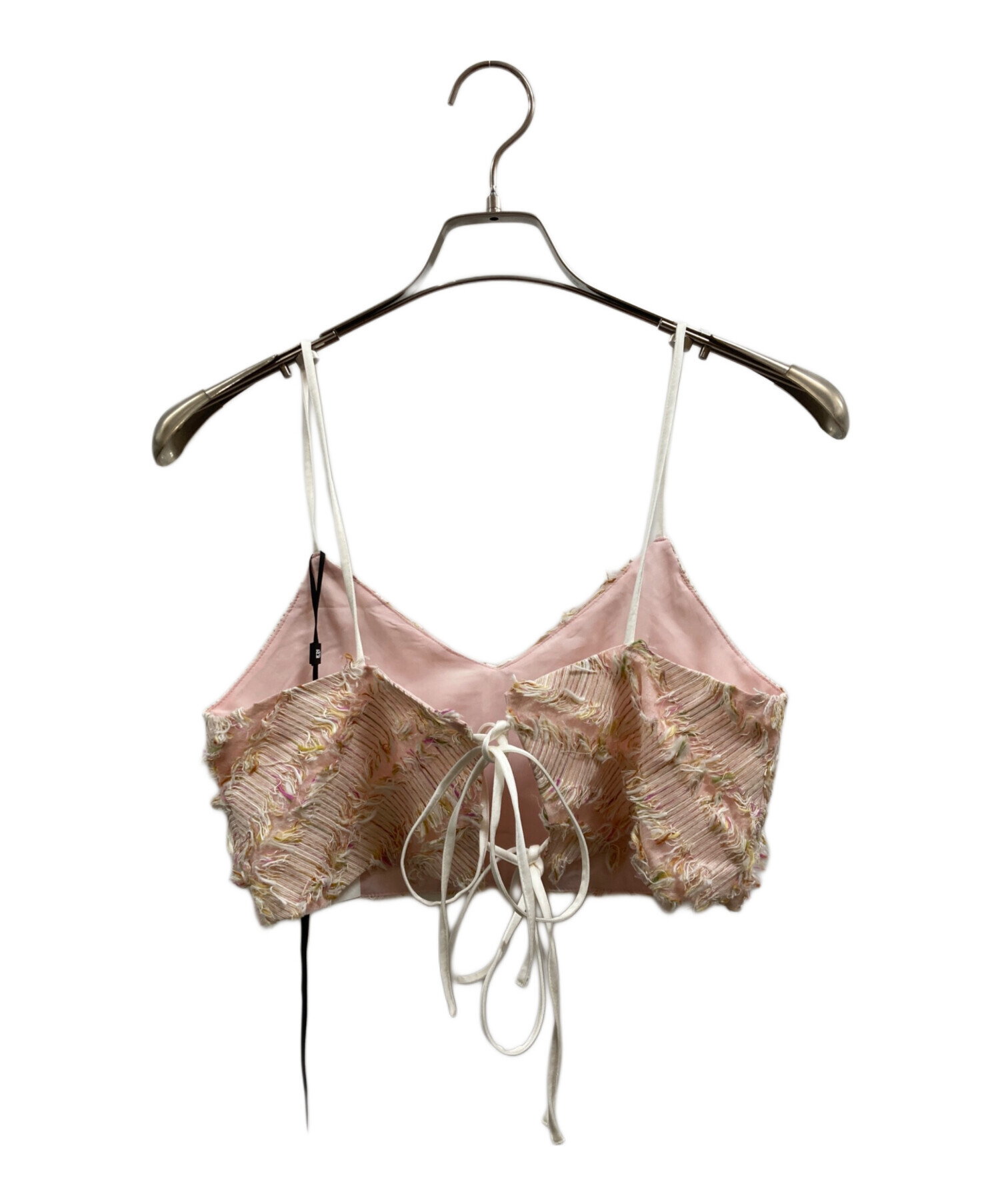 中古・古着通販】AMERI (アメリ) 2WAY MIX PINK SHAGGY BUSTIER ピンク