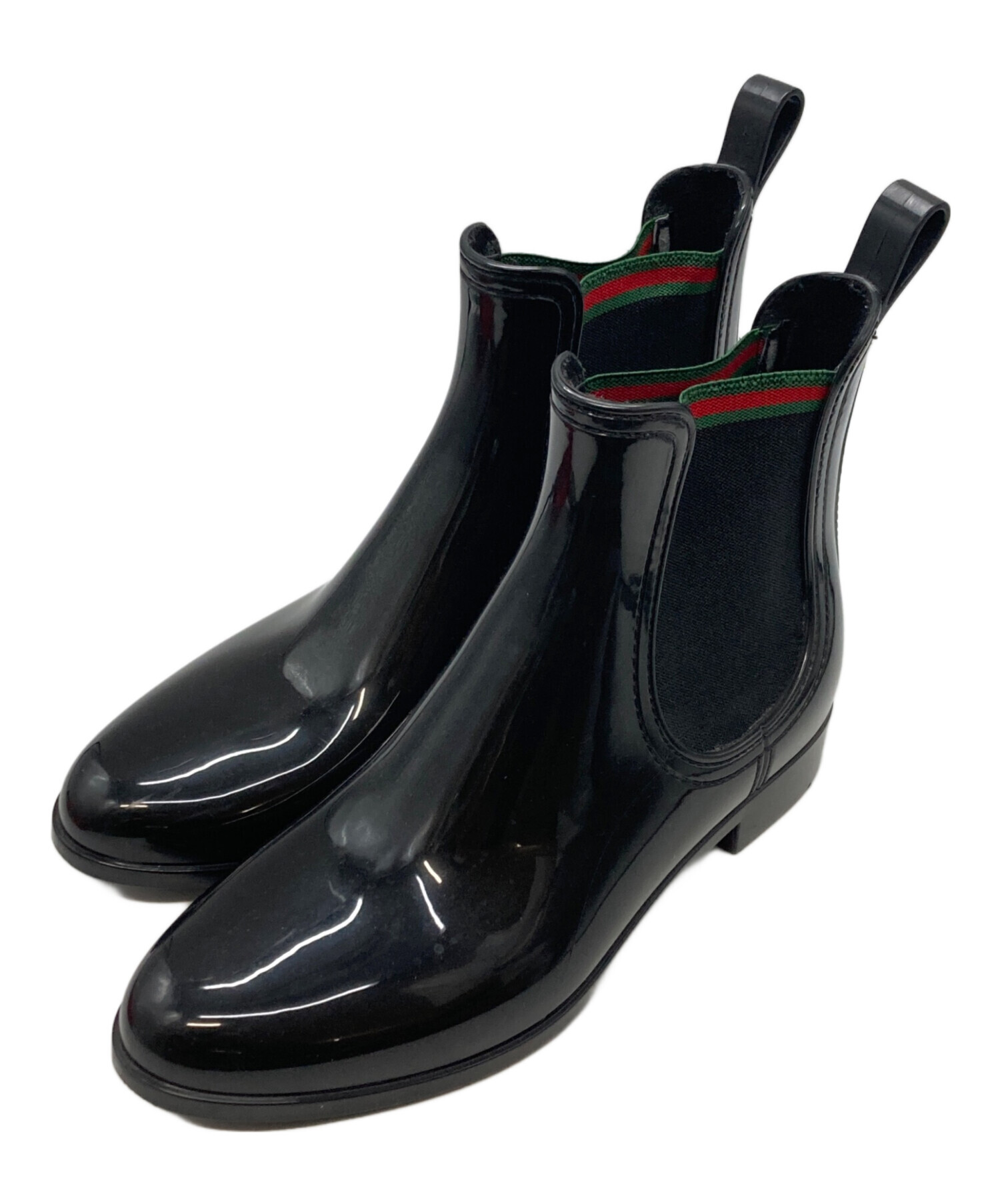 中古・古着通販】GUCCI (グッチ) サイドゴアブーツ ブラック サイズ