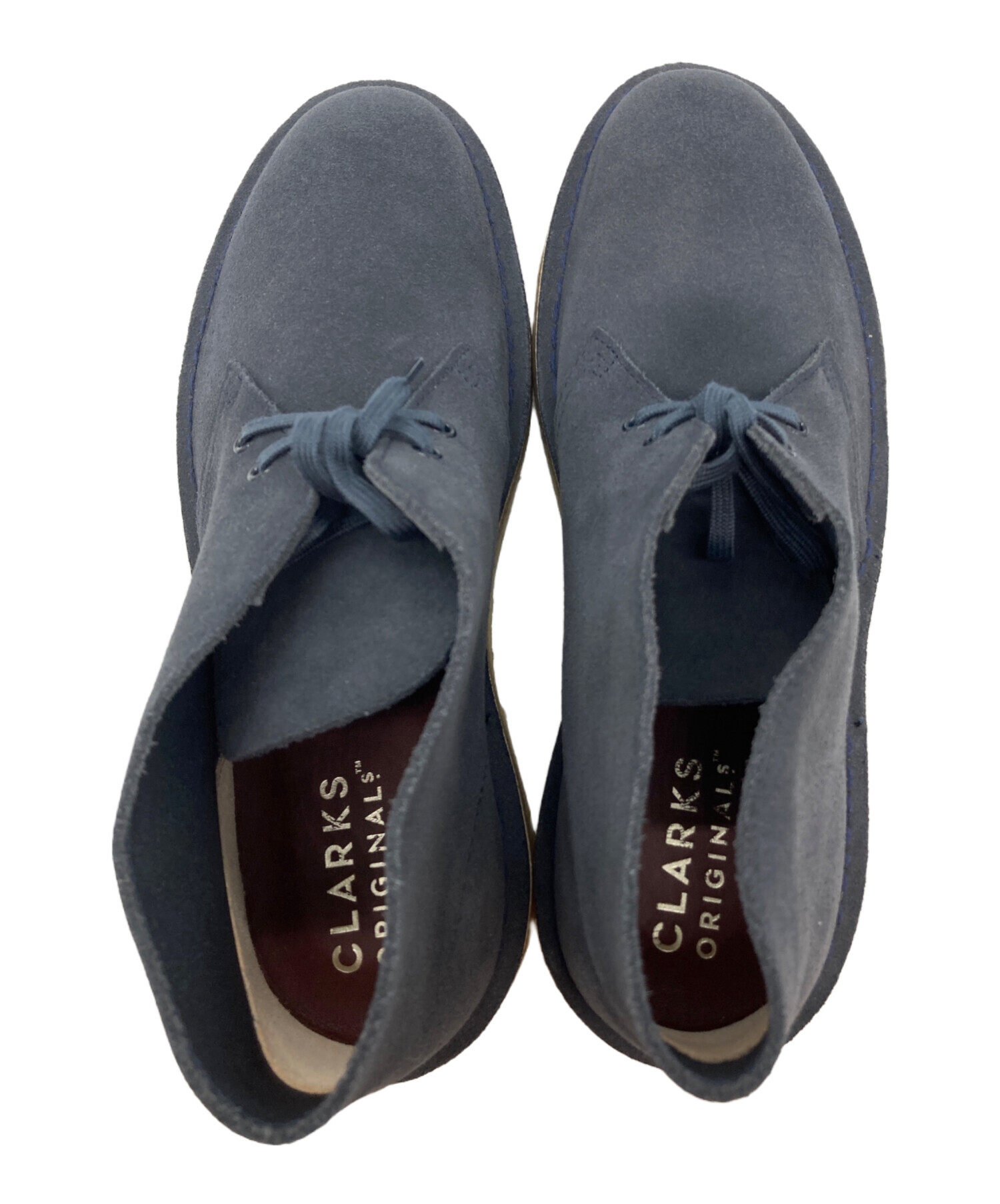 中古・古着通販】CLARKS (クラークス) デザートブーツ ネイビー サイズ