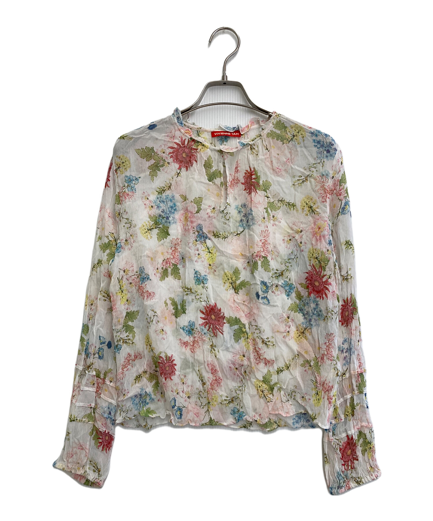 中古・古着通販】VIVIENNE TAM (ヴィヴィアンタム) 花柄ブラウス