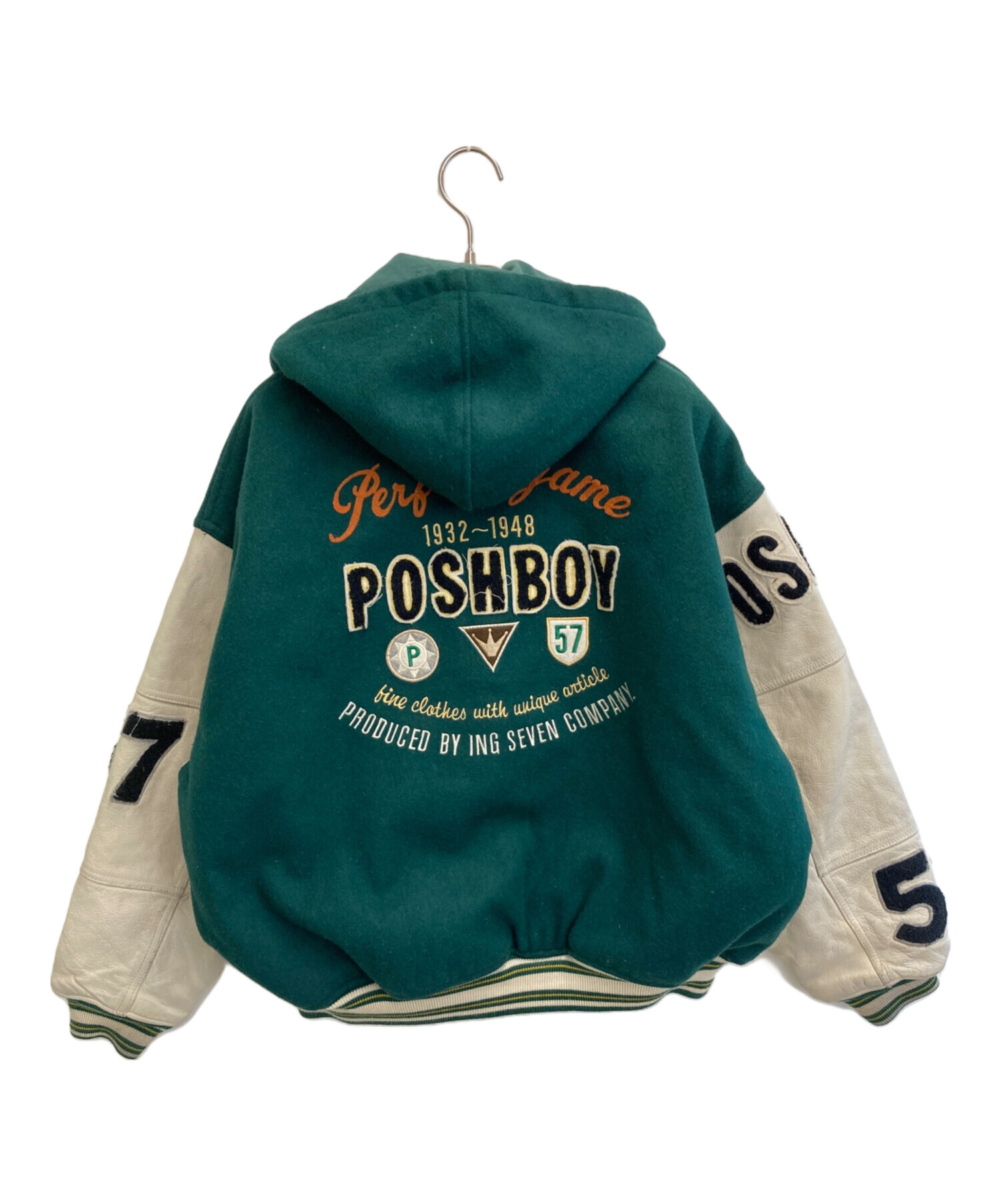 中古・古着通販】POSH BOY (ポッシュボーイ) スタジャン グリーン