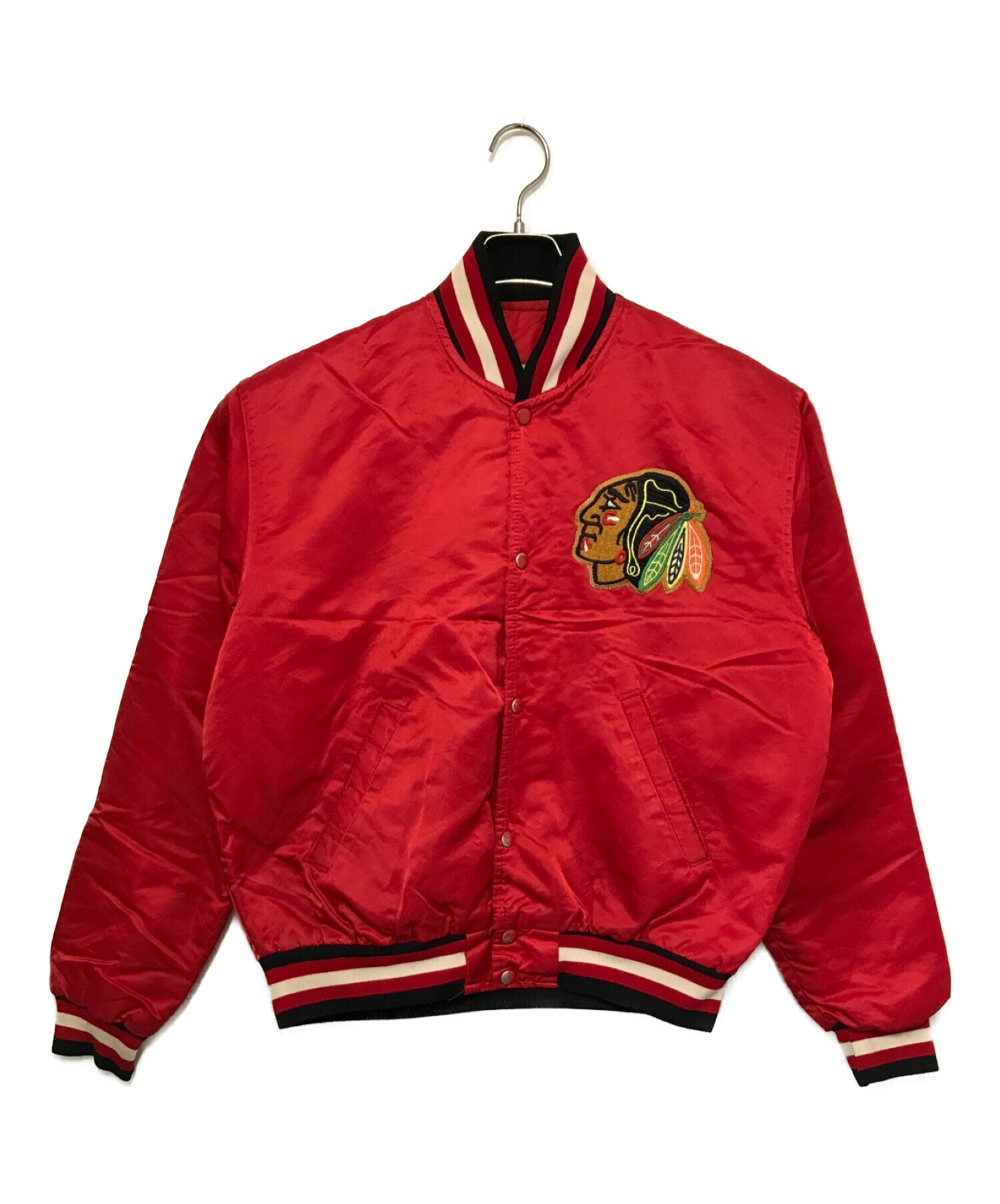 中古・古着通販】STARTER (スターター) スタジャン レッド サイズ:Ⅼ