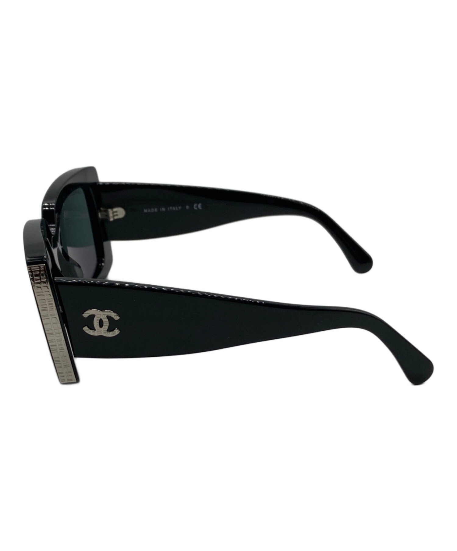 中古・古着通販】CHANEL (シャネル) サイドツイードモチーフサングラス