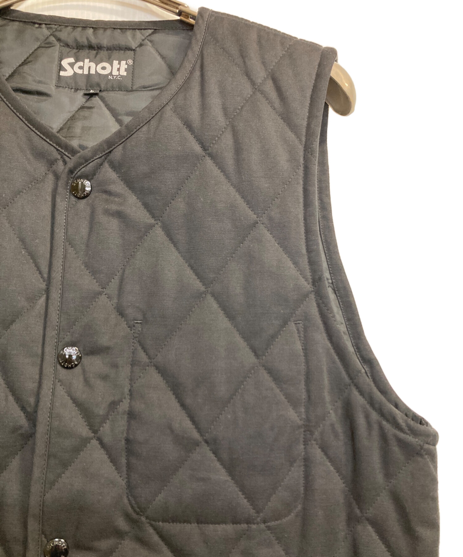 中古・古着通販】Schott (ショット) QUILTING WORK VEST