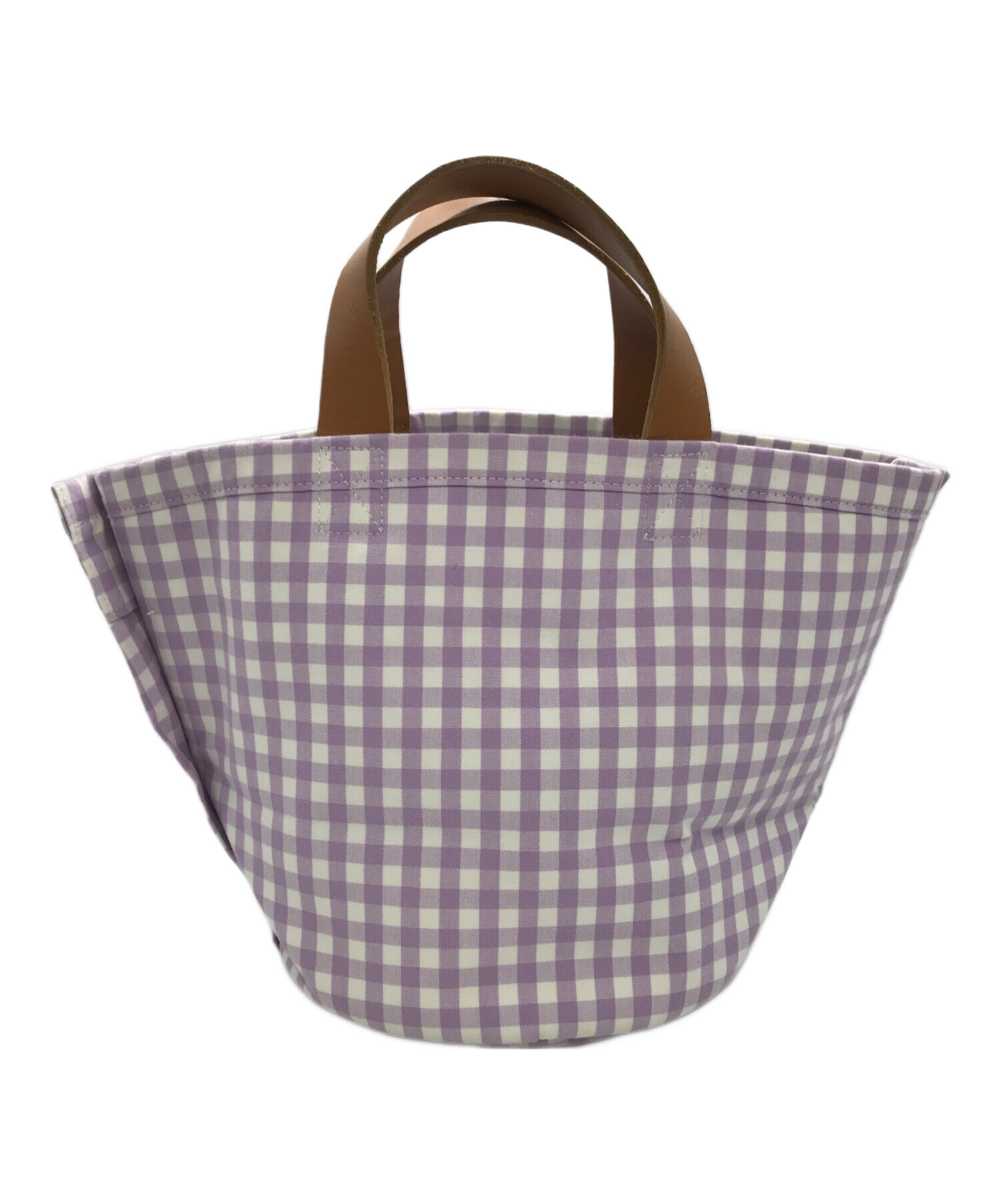 中古・古着通販】LUDLOW (ラドロー) ギンガムチェックトートバック