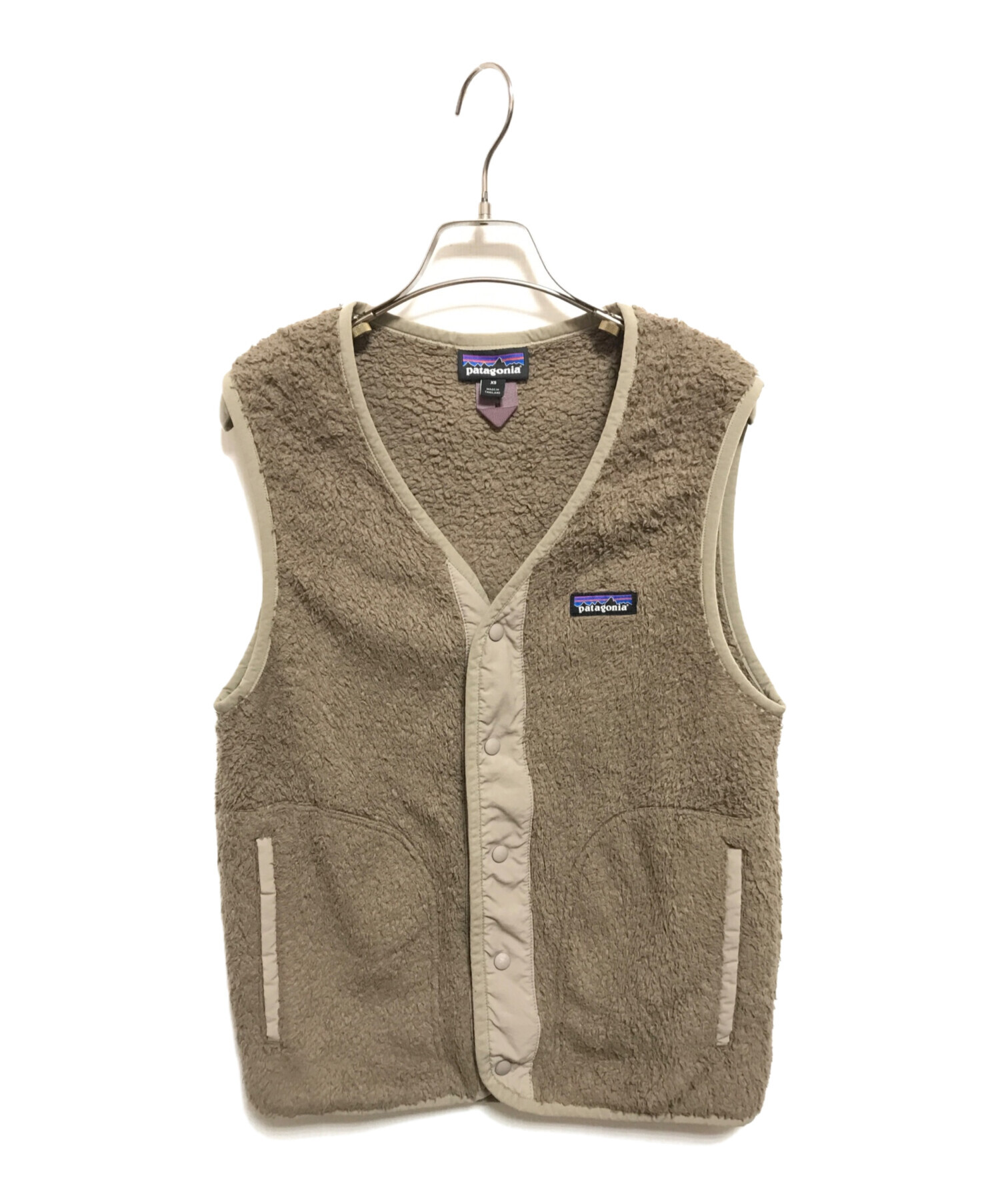 中古・古着通販】Patagonia (パタゴニア) フリースベスト ベージュ