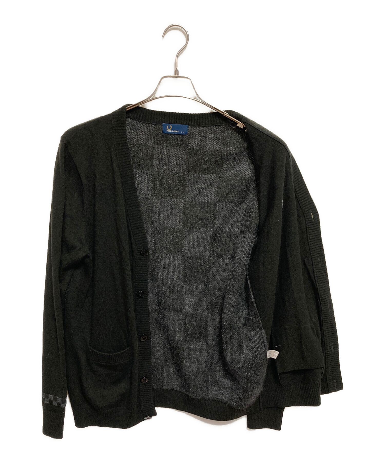 中古・古着通販】FRED PERRY (フレッドペリー) モヘア混カーディガン
