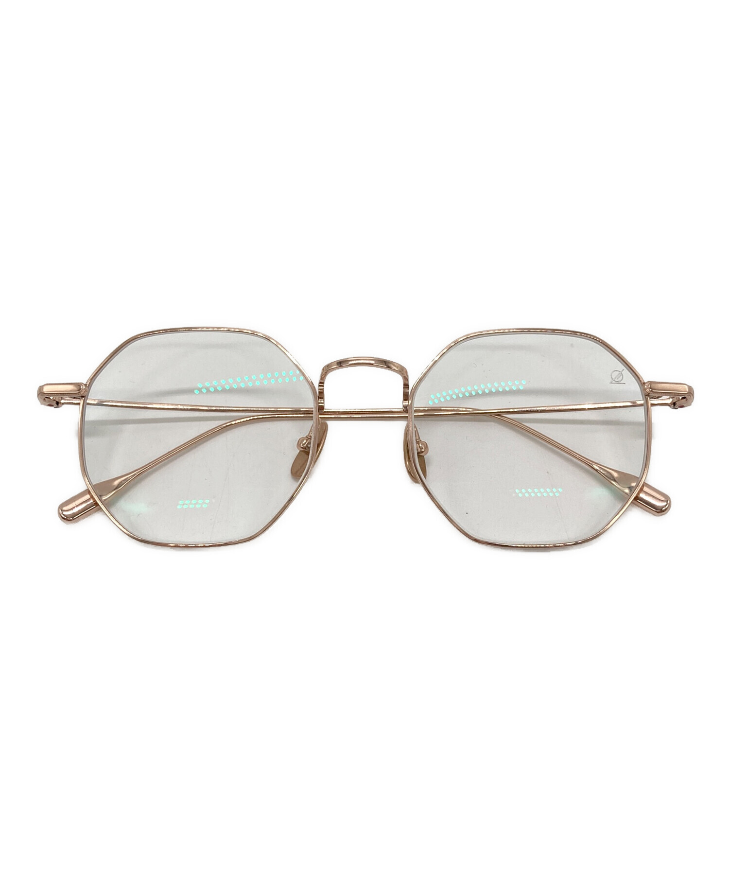 中古・古着通販】re:see (リシー) birth 伊達眼鏡 ローズゴールド