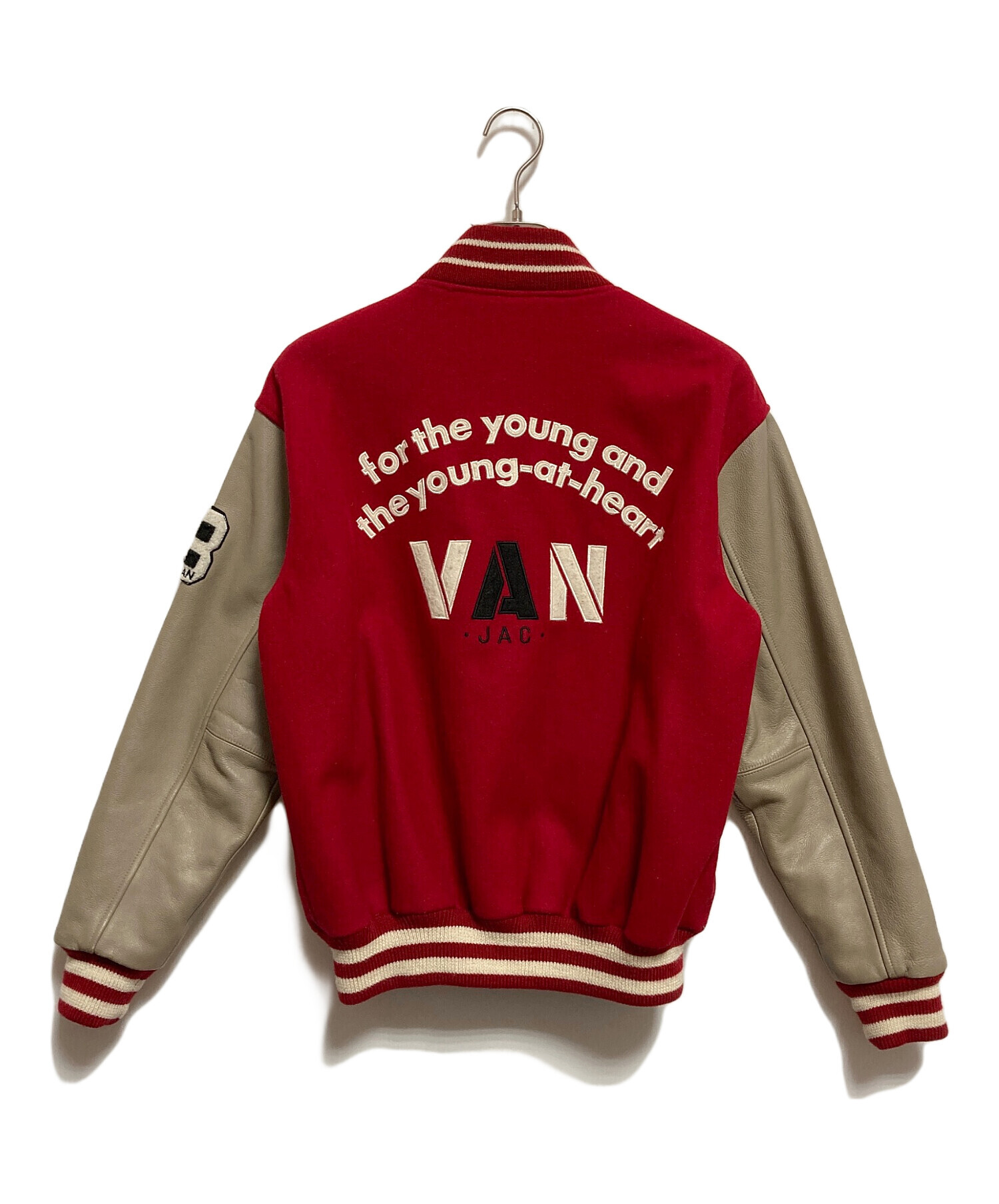 中古・古着通販】VAN (ヴァン) 90's アーチロゴレザースリーブ