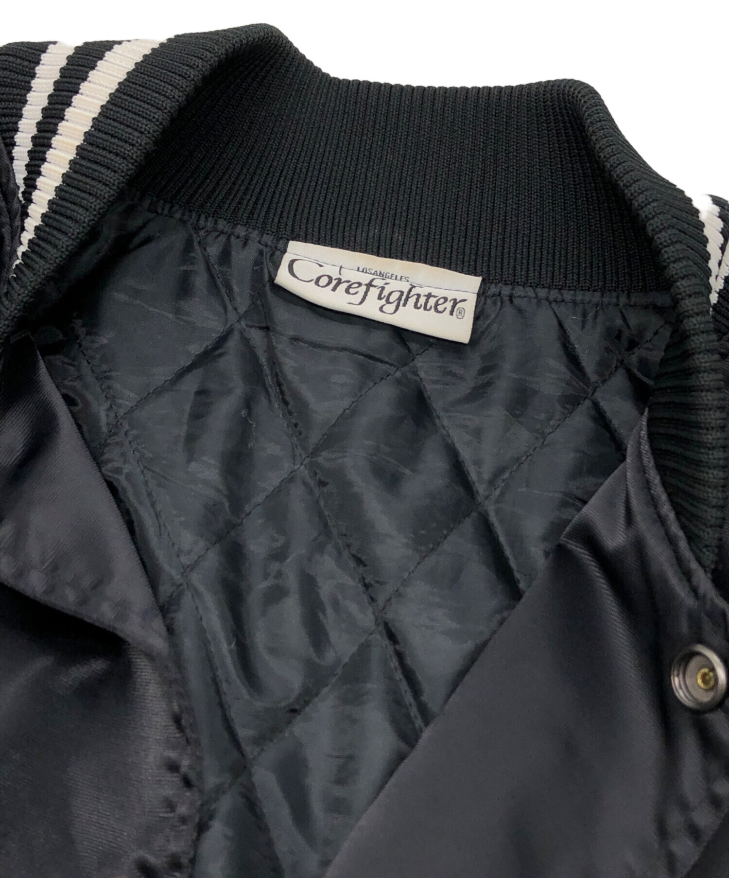 中古・古着通販】COREFIGHTER (コアファイター) スタジャン ブラック